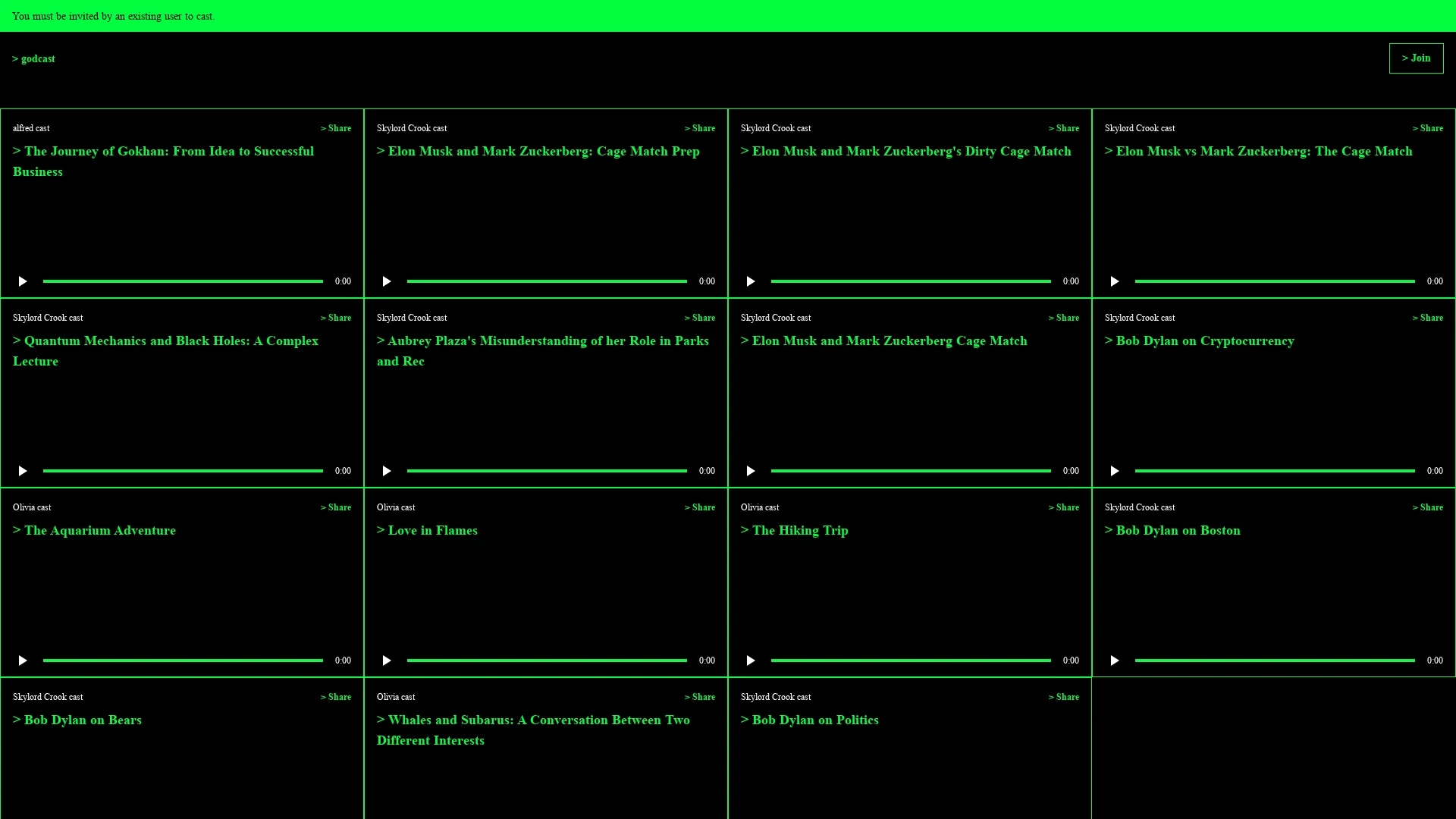 godcast homepage