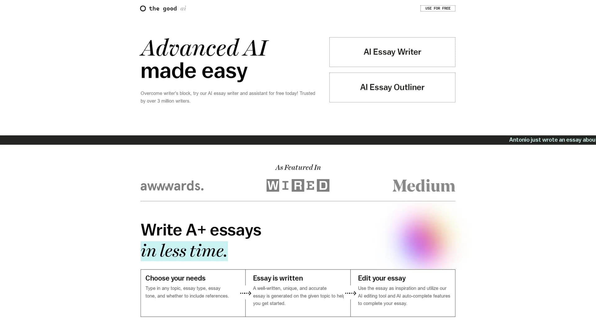 good-ai homepage