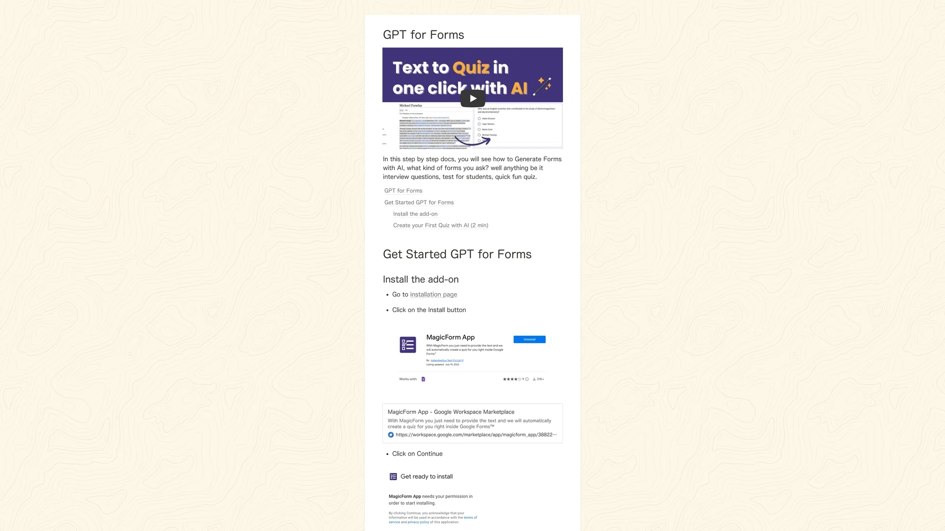 gpt-for-forms homepage