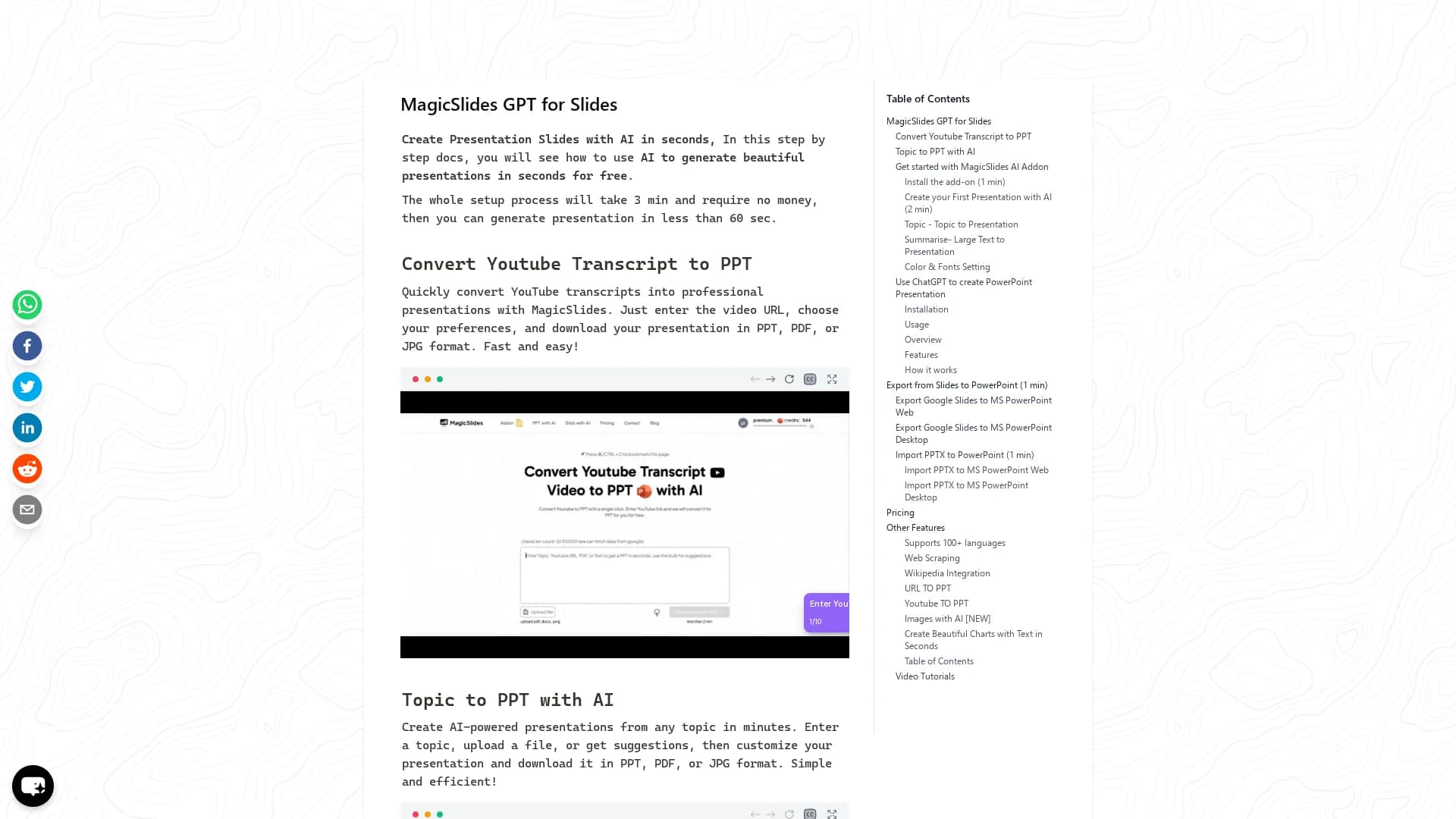gpt-for-slides homepage