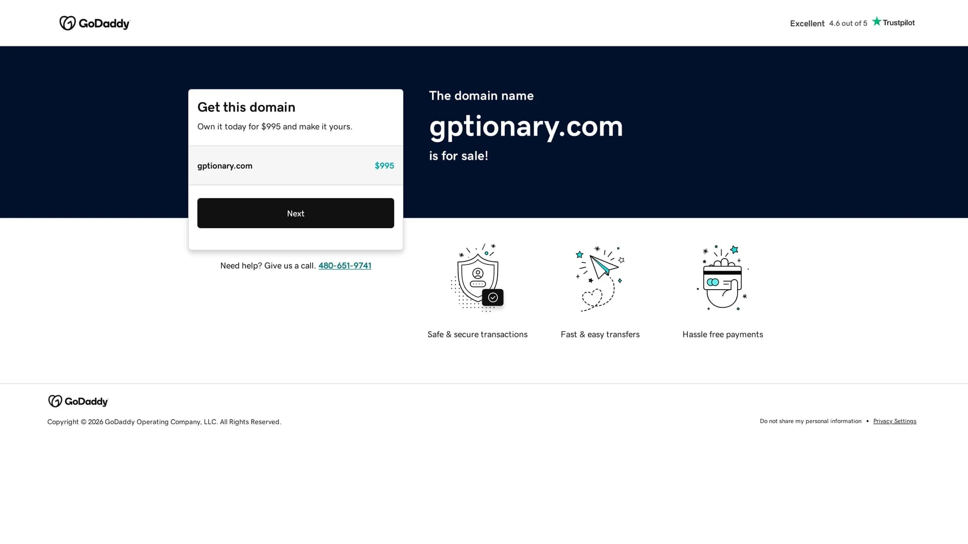 gptionary homepage