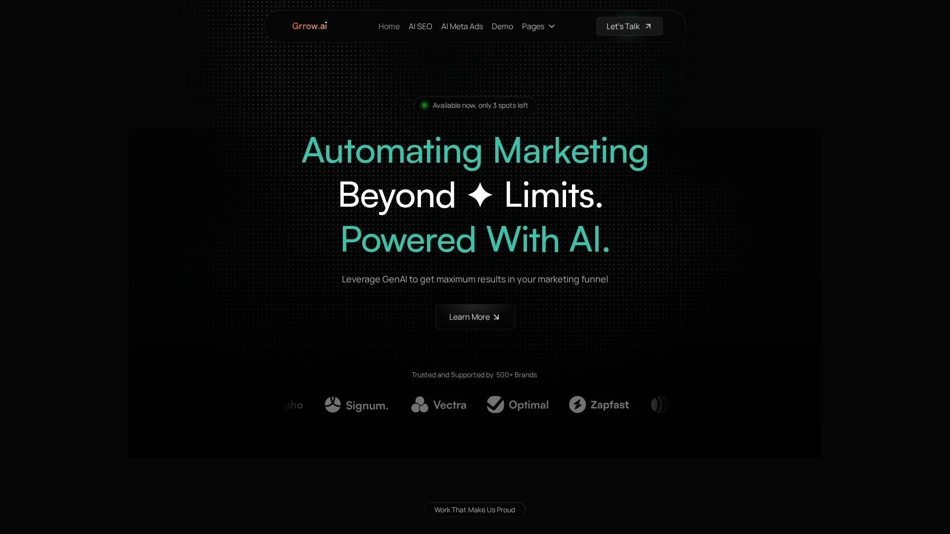 grrow homepage