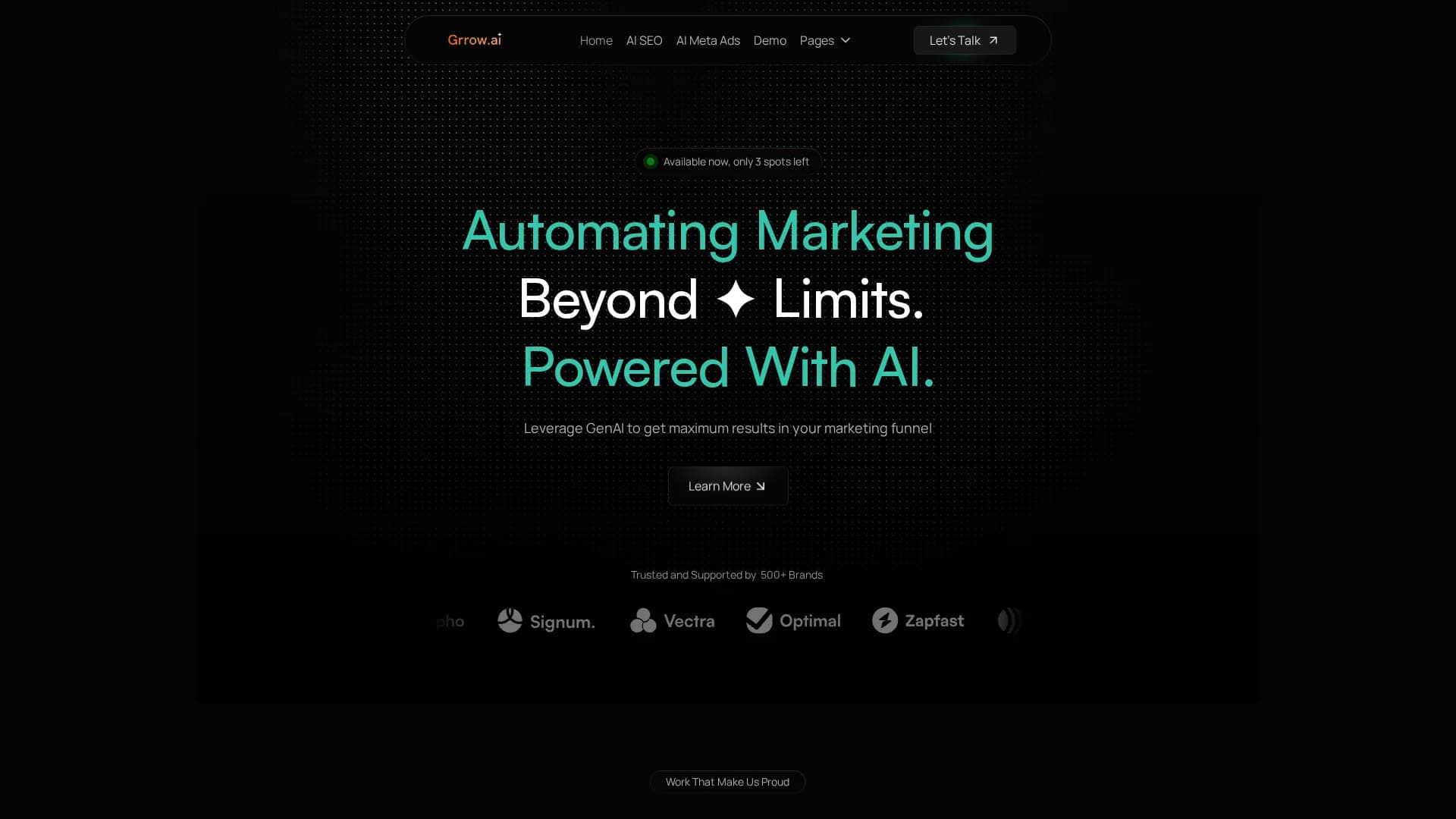 grrow homepage