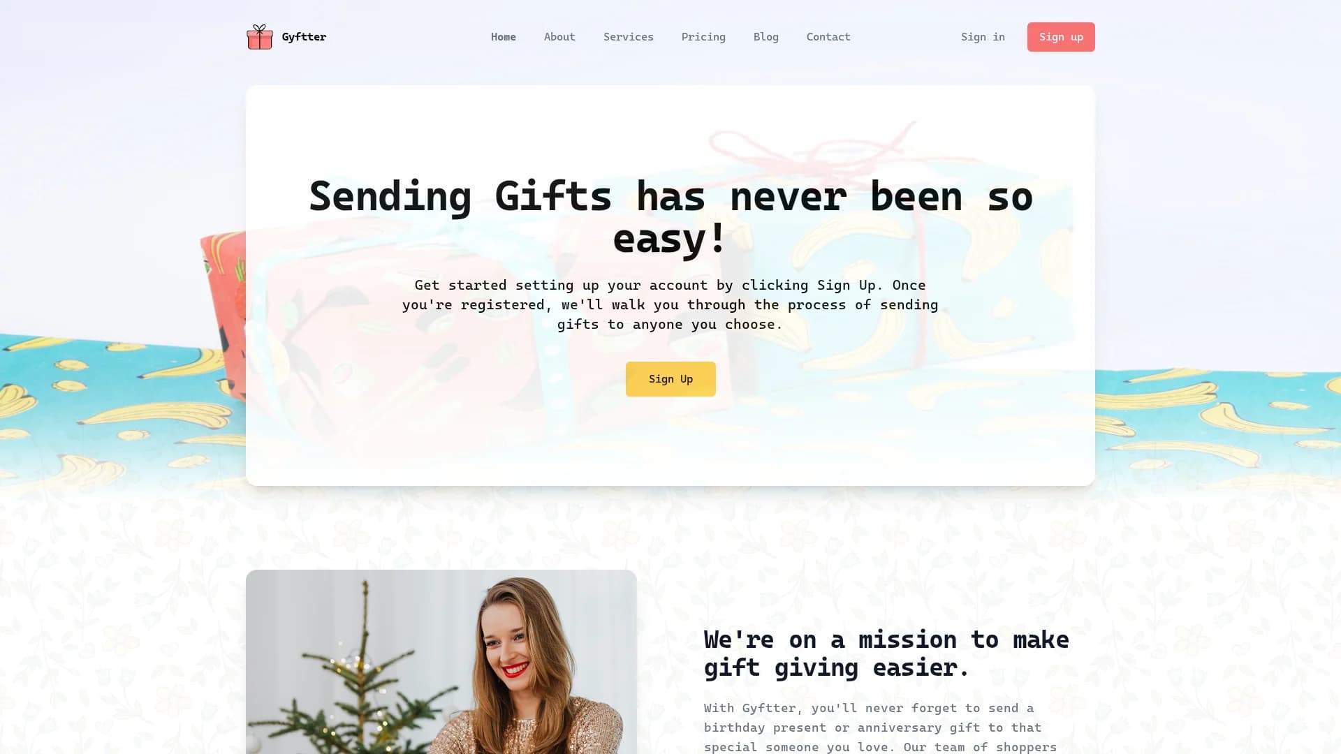 gyftter homepage