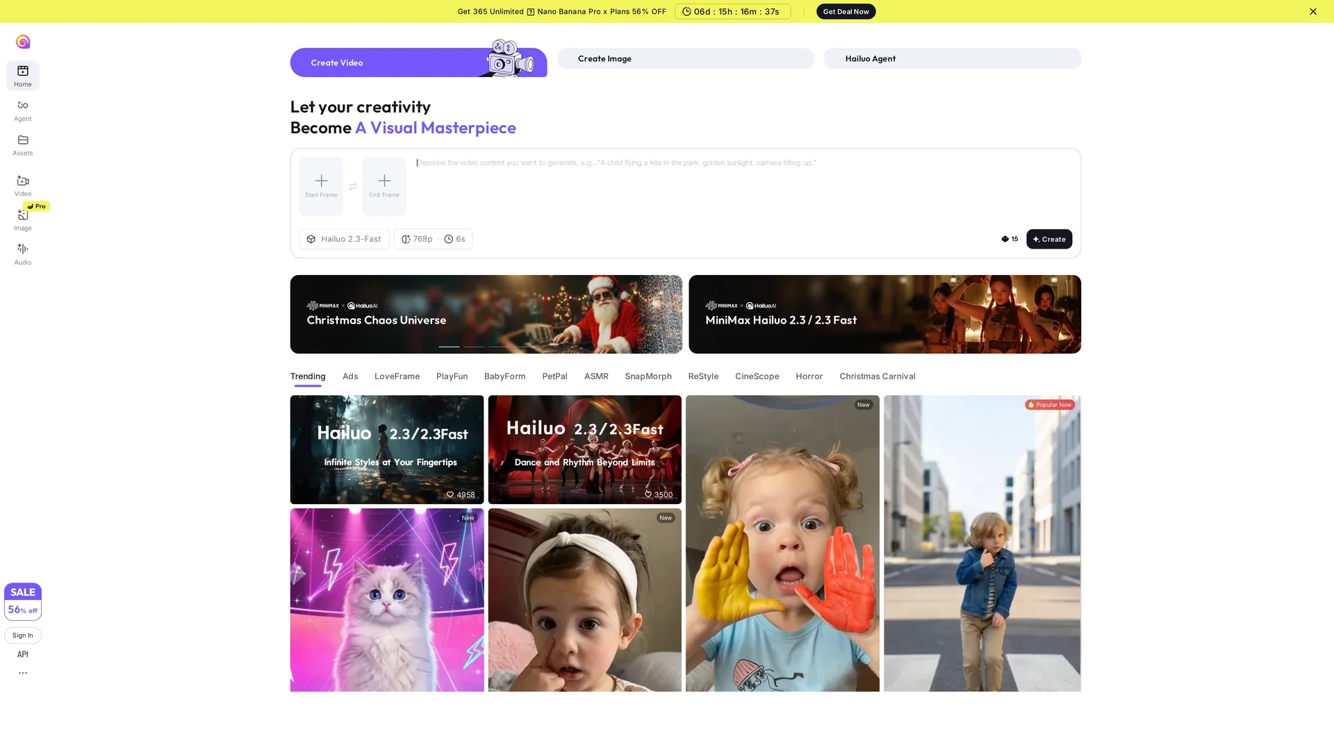 hailuo-ai homepage