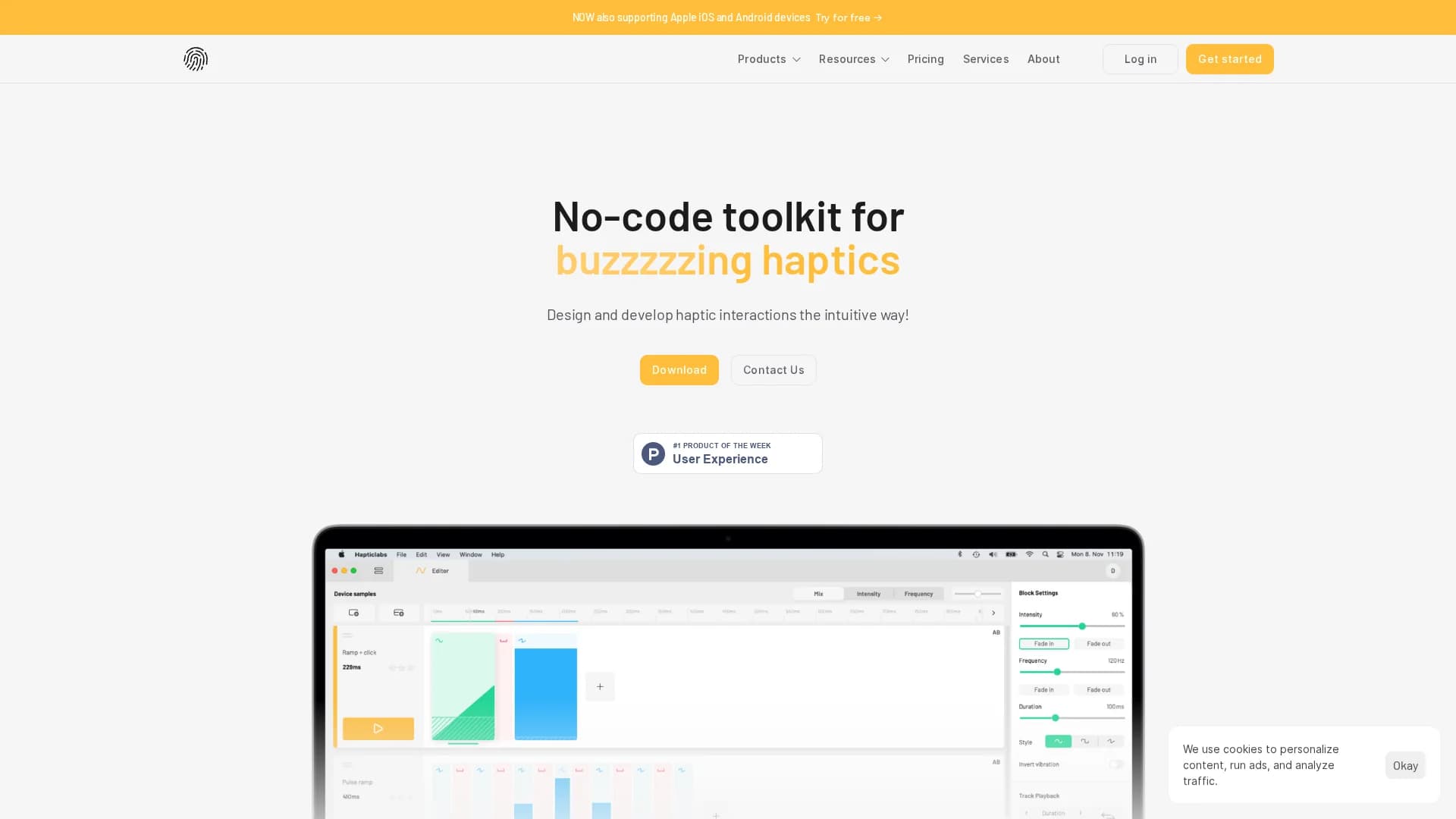 hapticlabs homepage