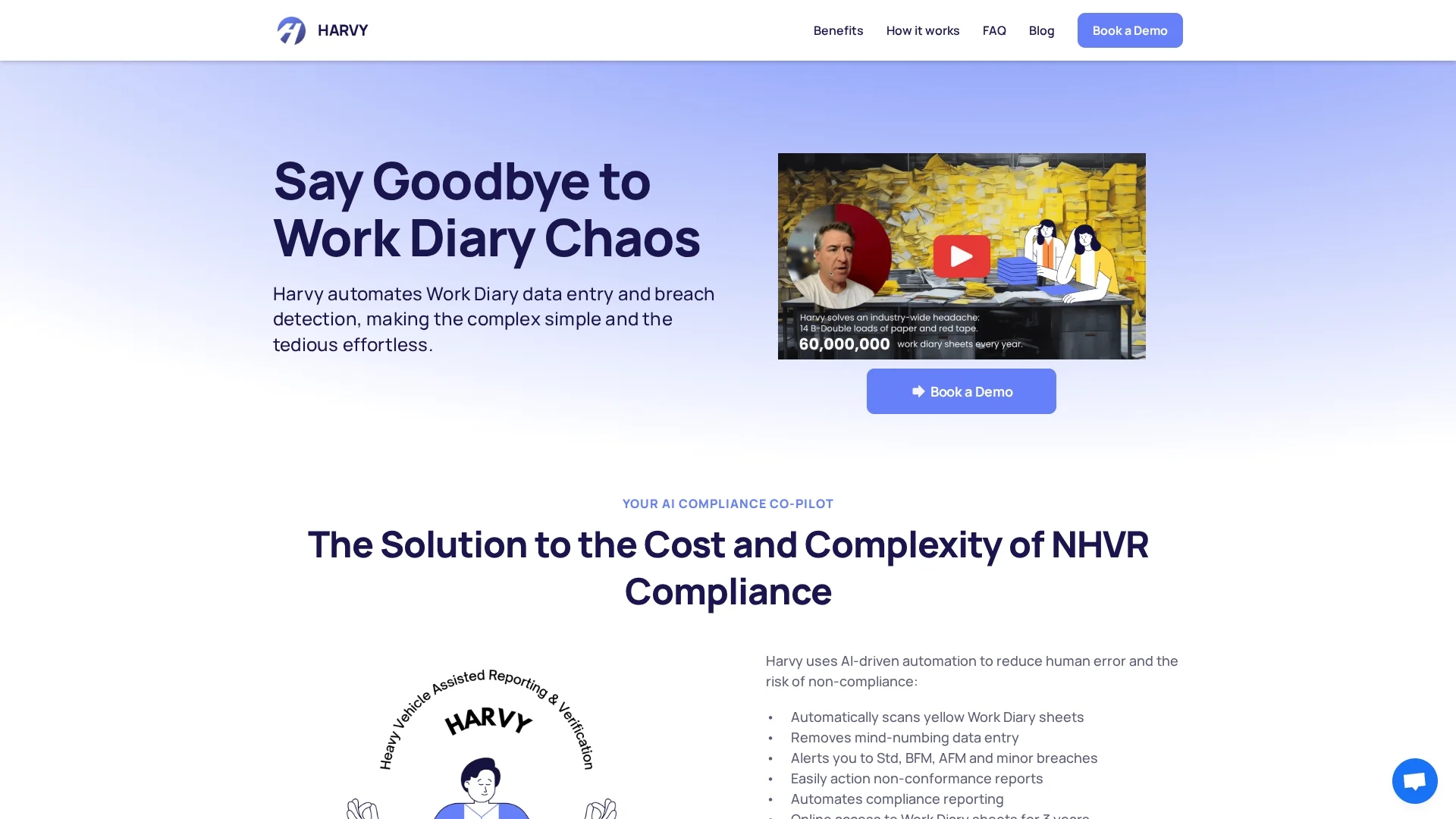 harvy-ai-compliance-co-pilot homepage