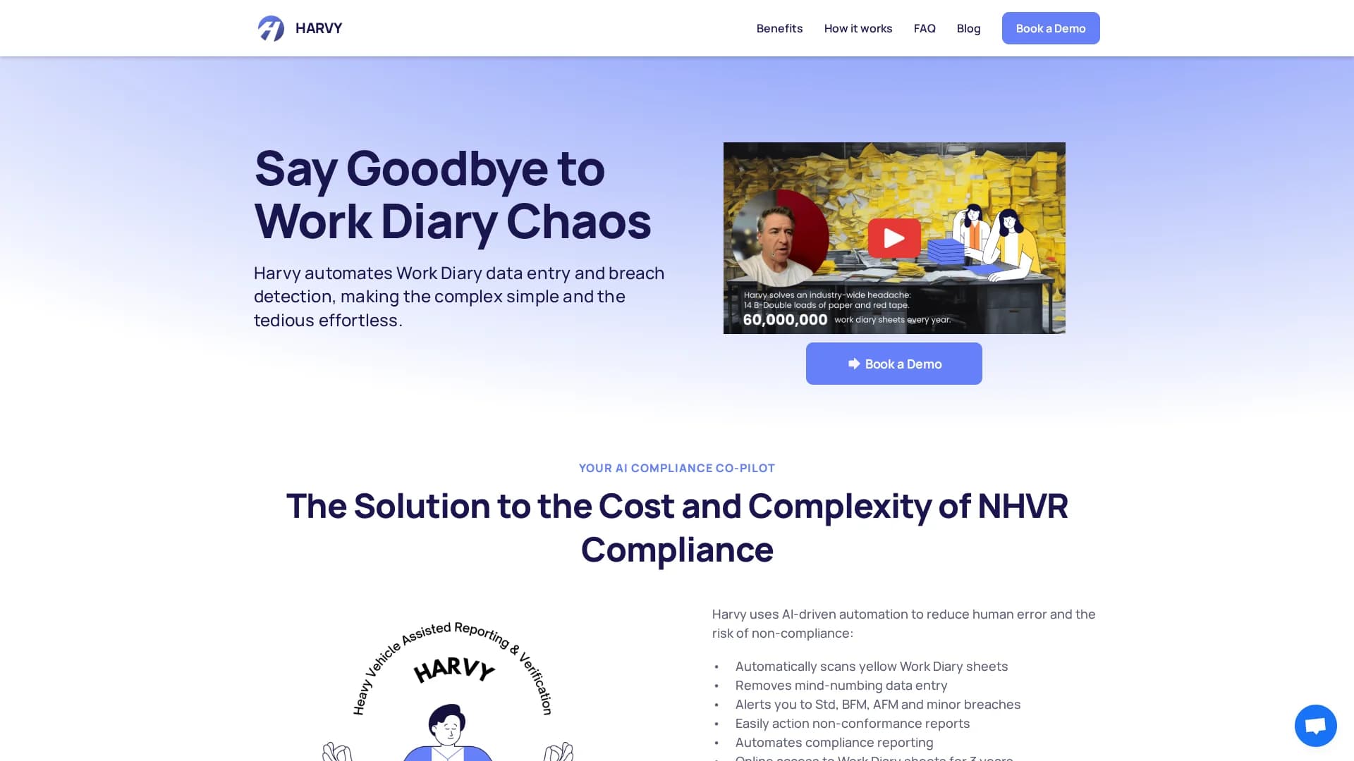 harvy-ai-compliance-co-pilot homepage