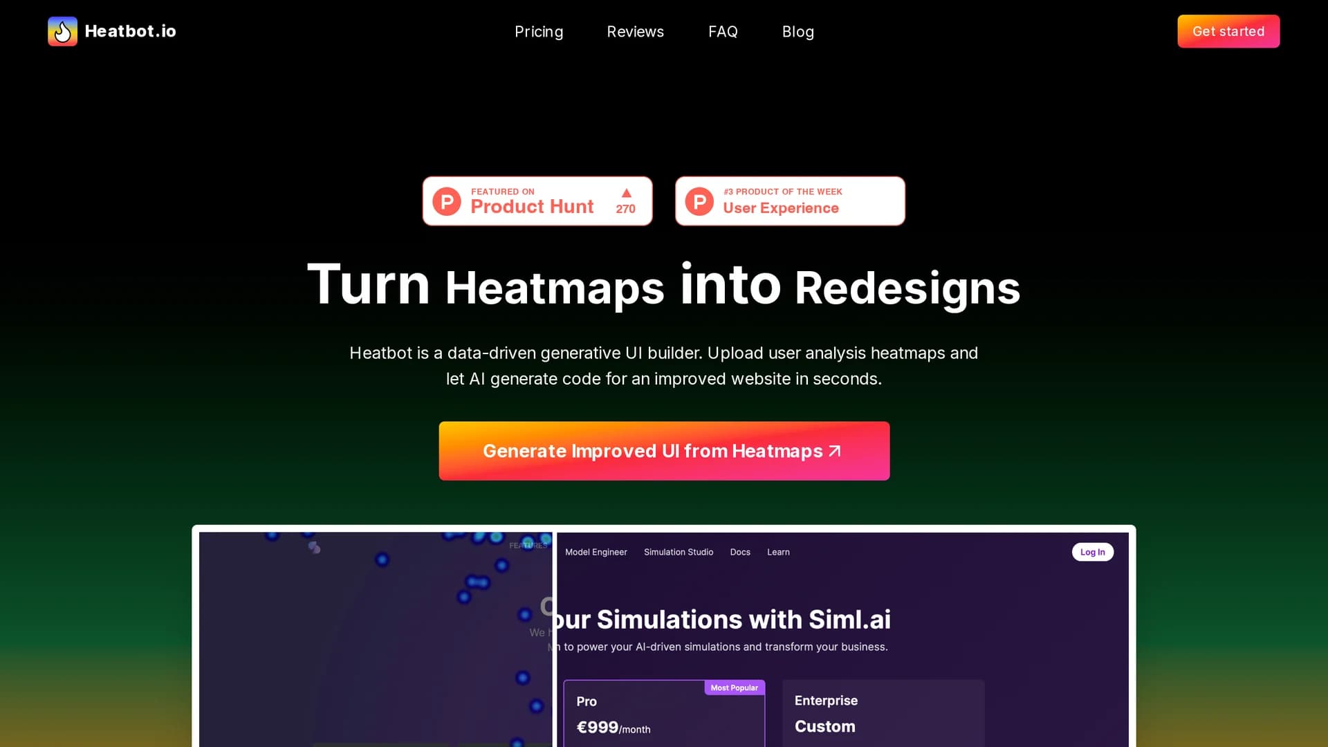 heatbot-io homepage