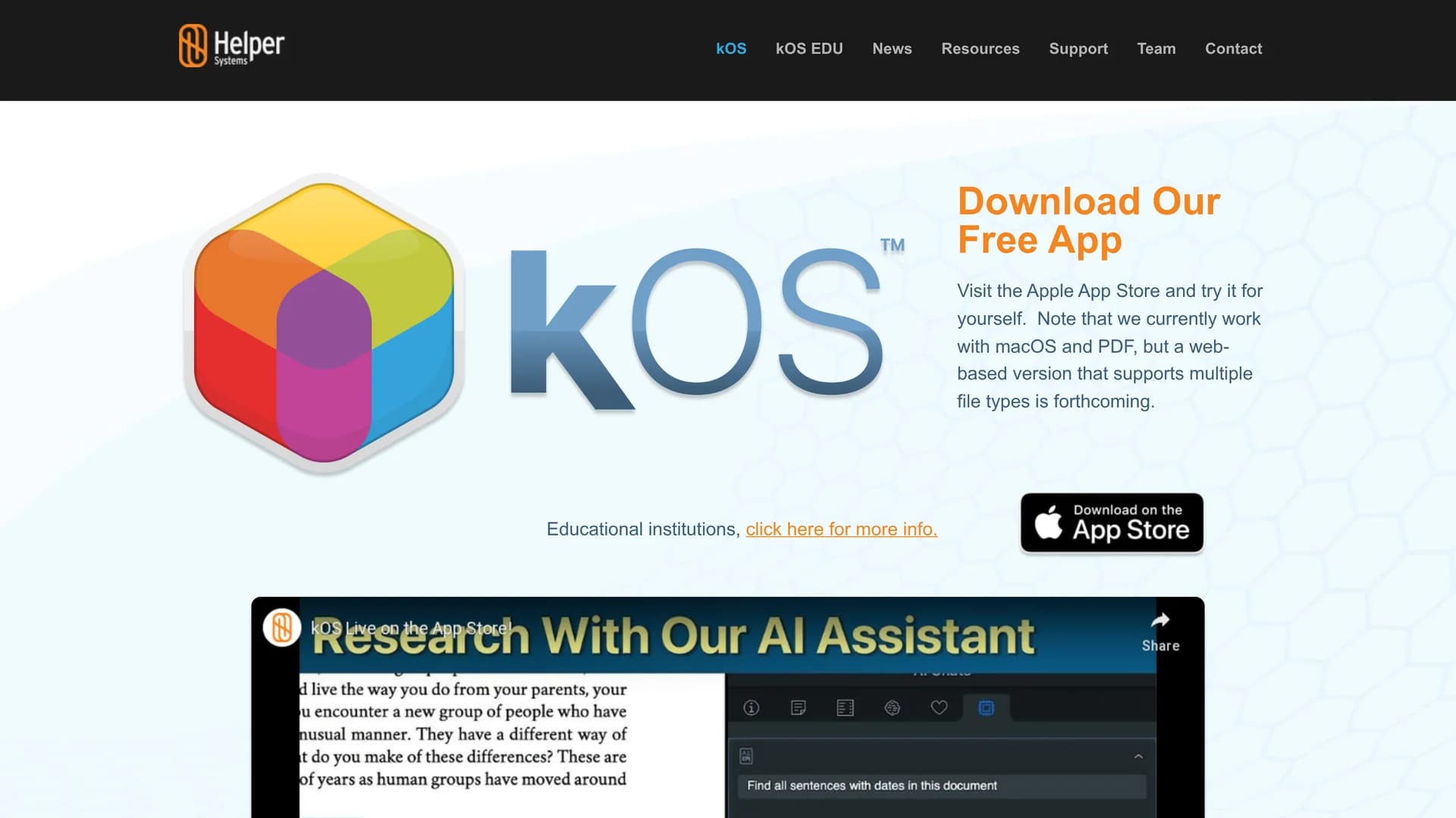 helper-systems-kos homepage