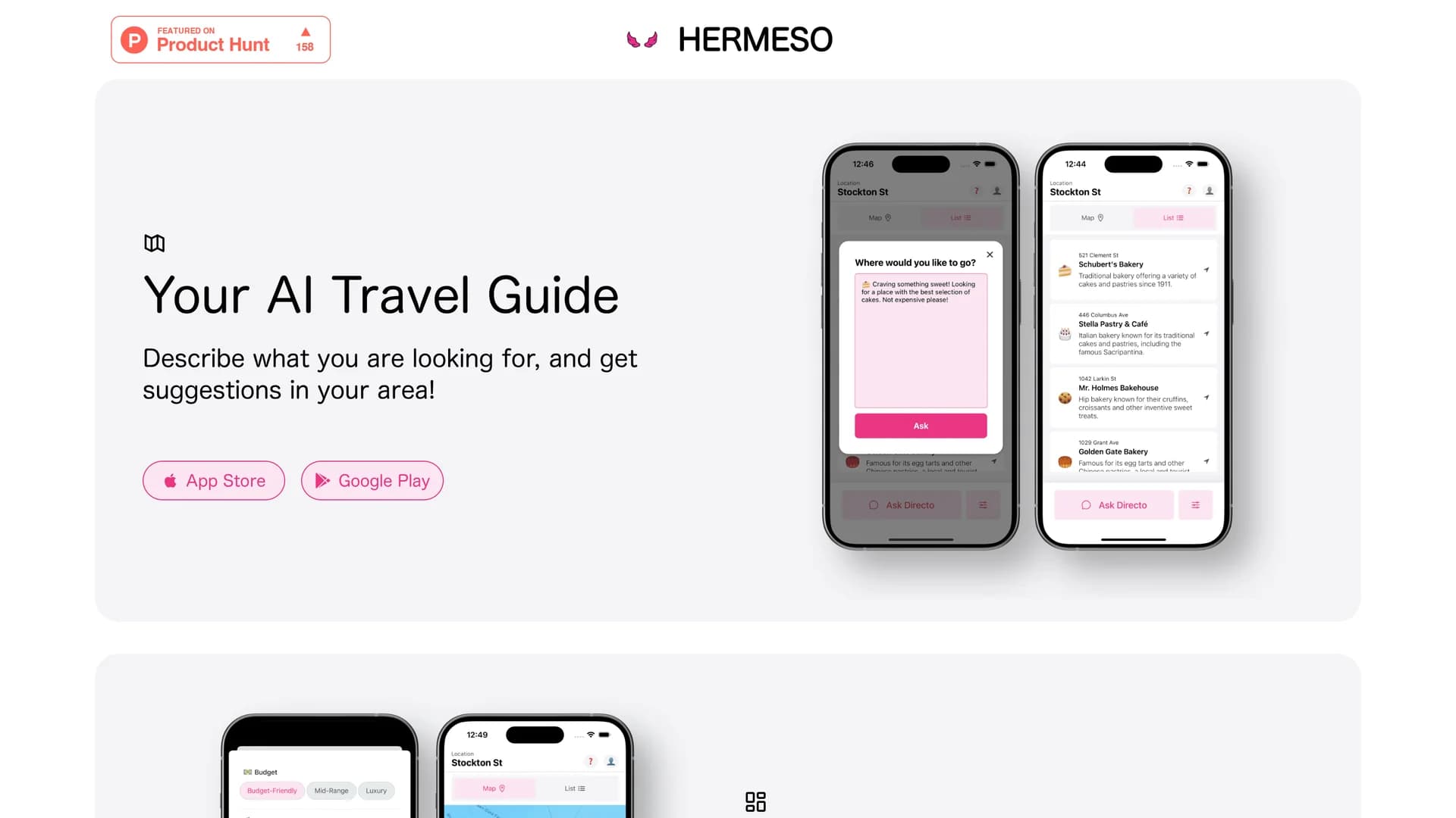 hermeso homepage