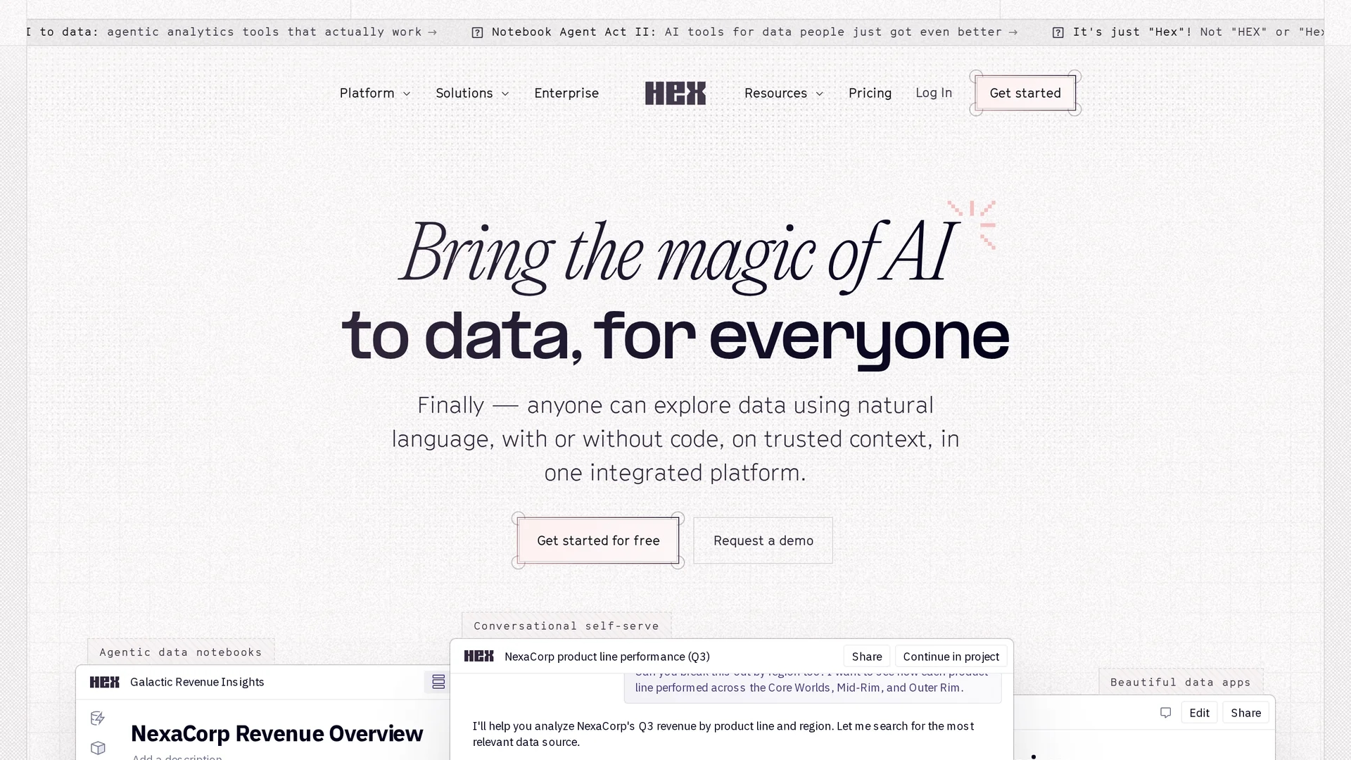 hex homepage