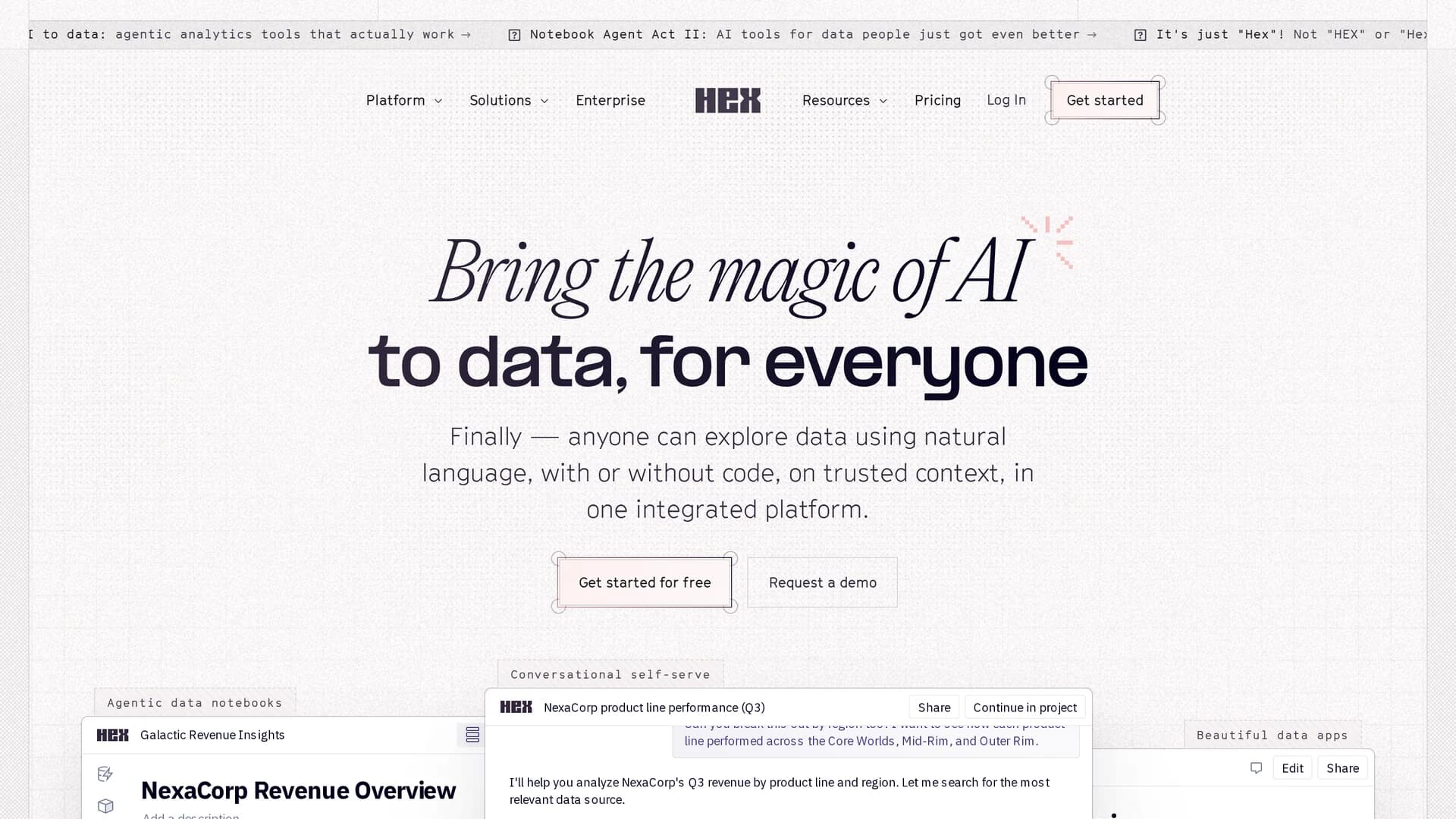 hex homepage