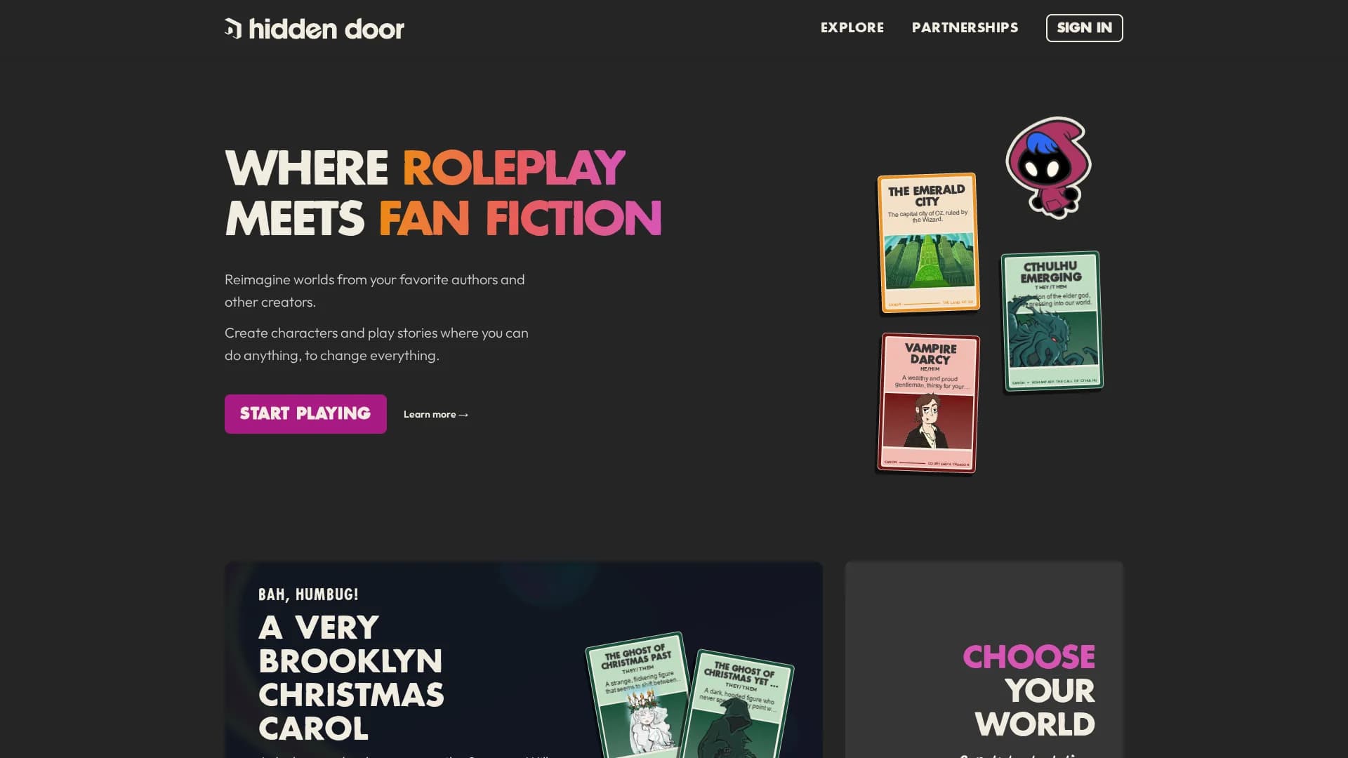 hidden-door homepage