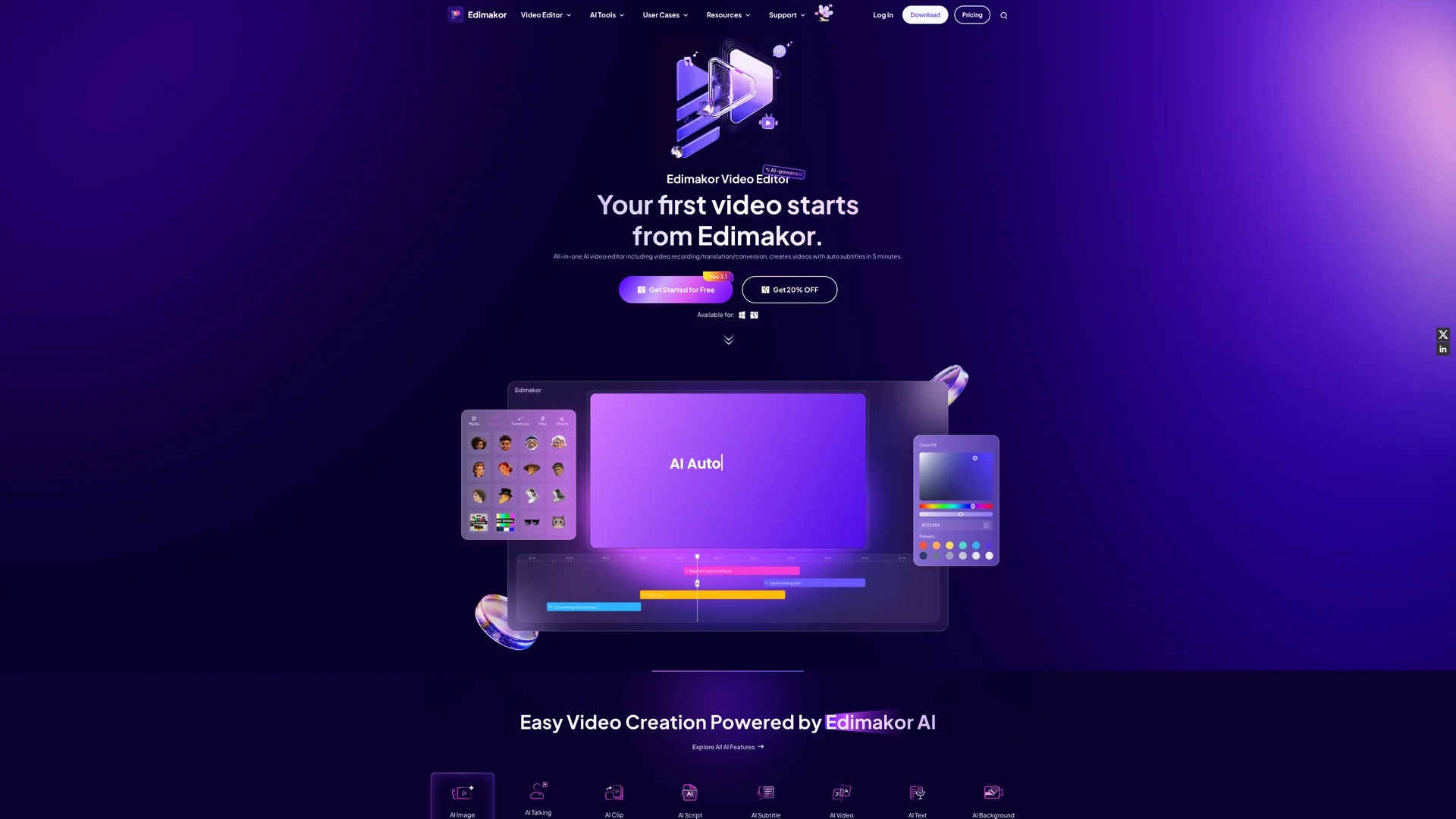 hitpaw-edimakor homepage