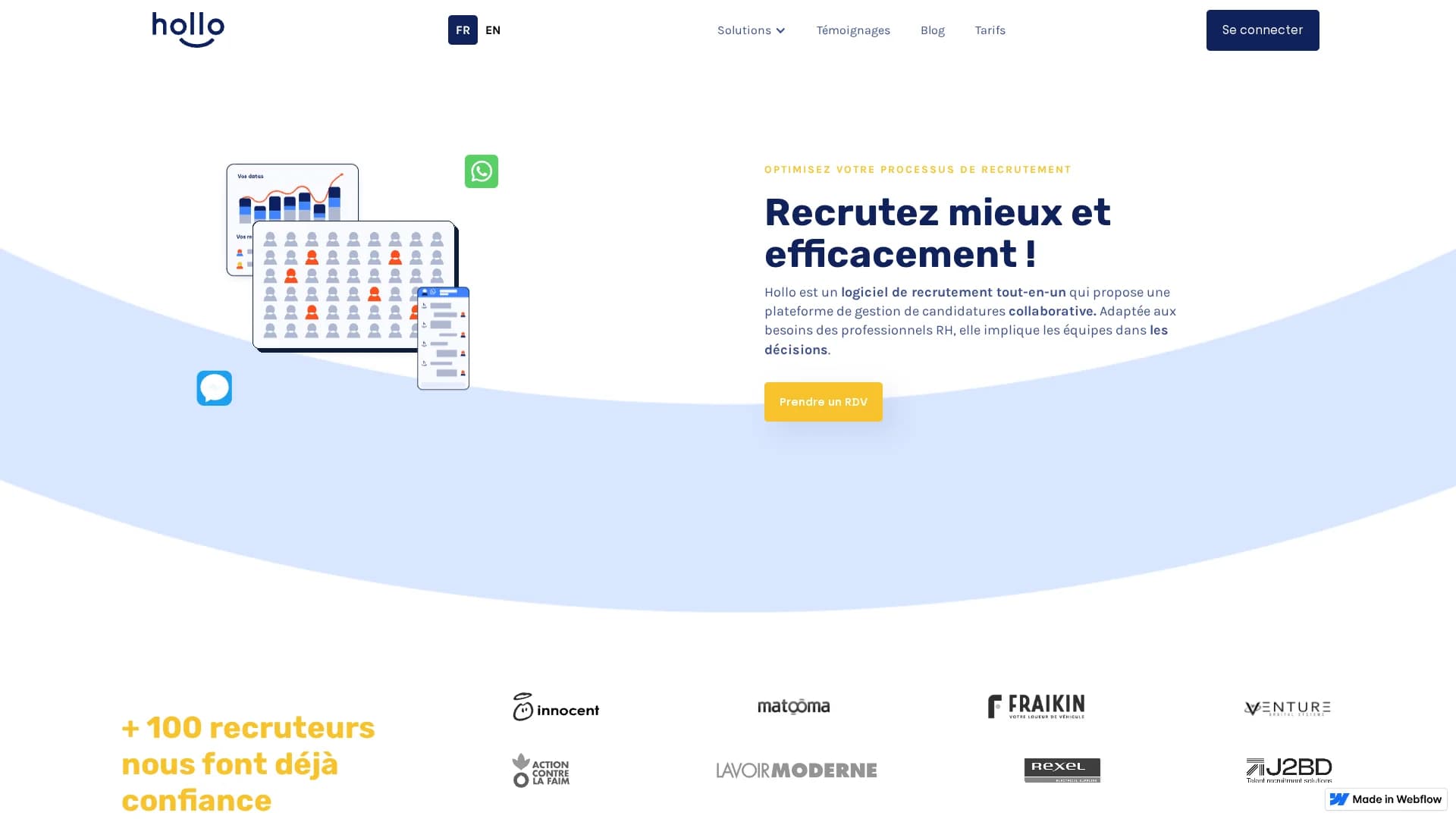 hollo homepage