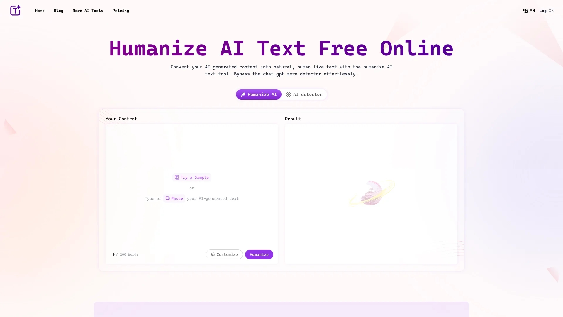 humanize-ai-text-free-online homepage