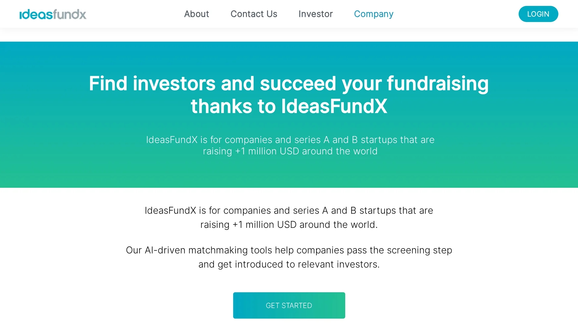 ideasfundx homepage