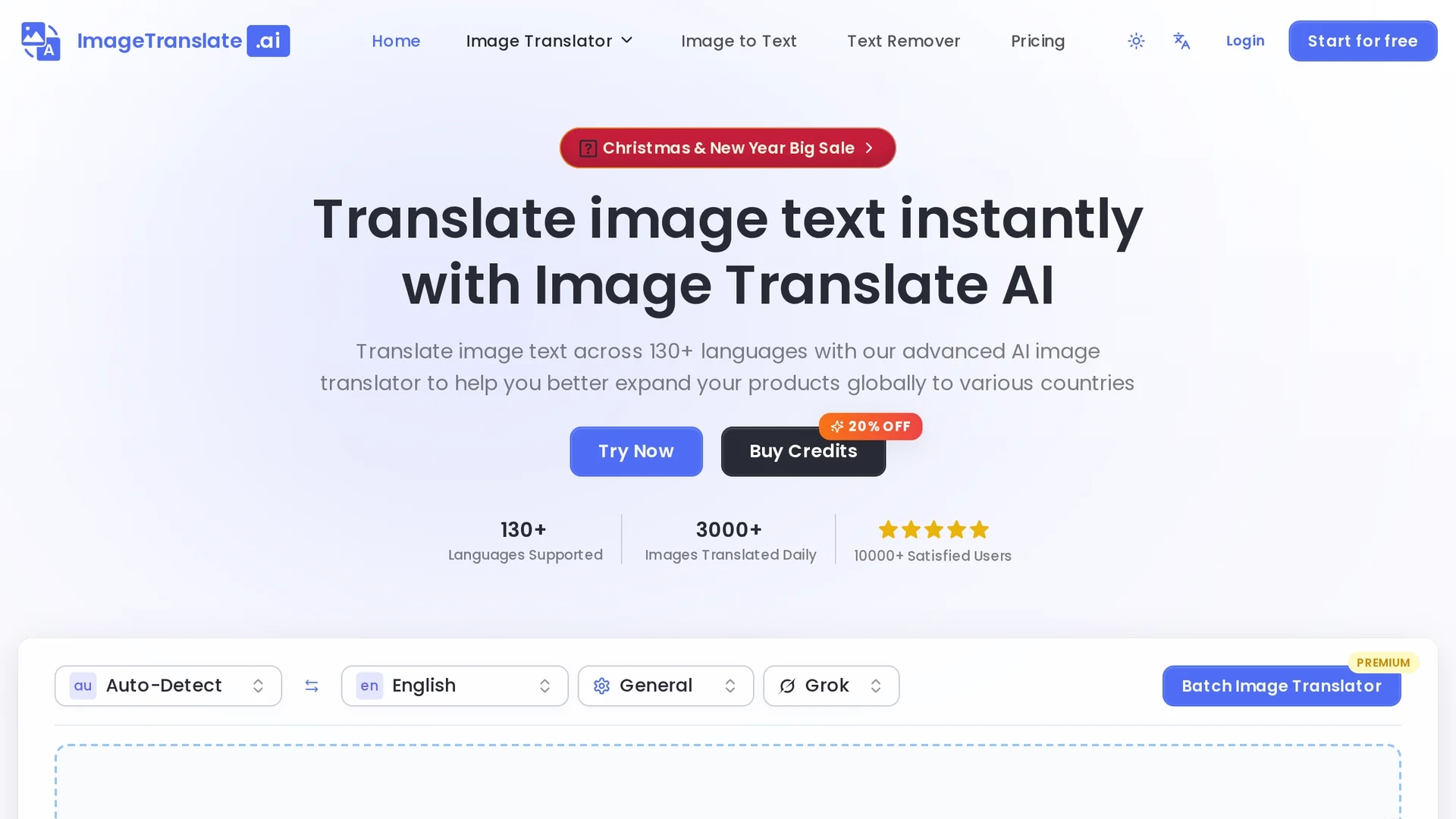 image-translate-ai homepage