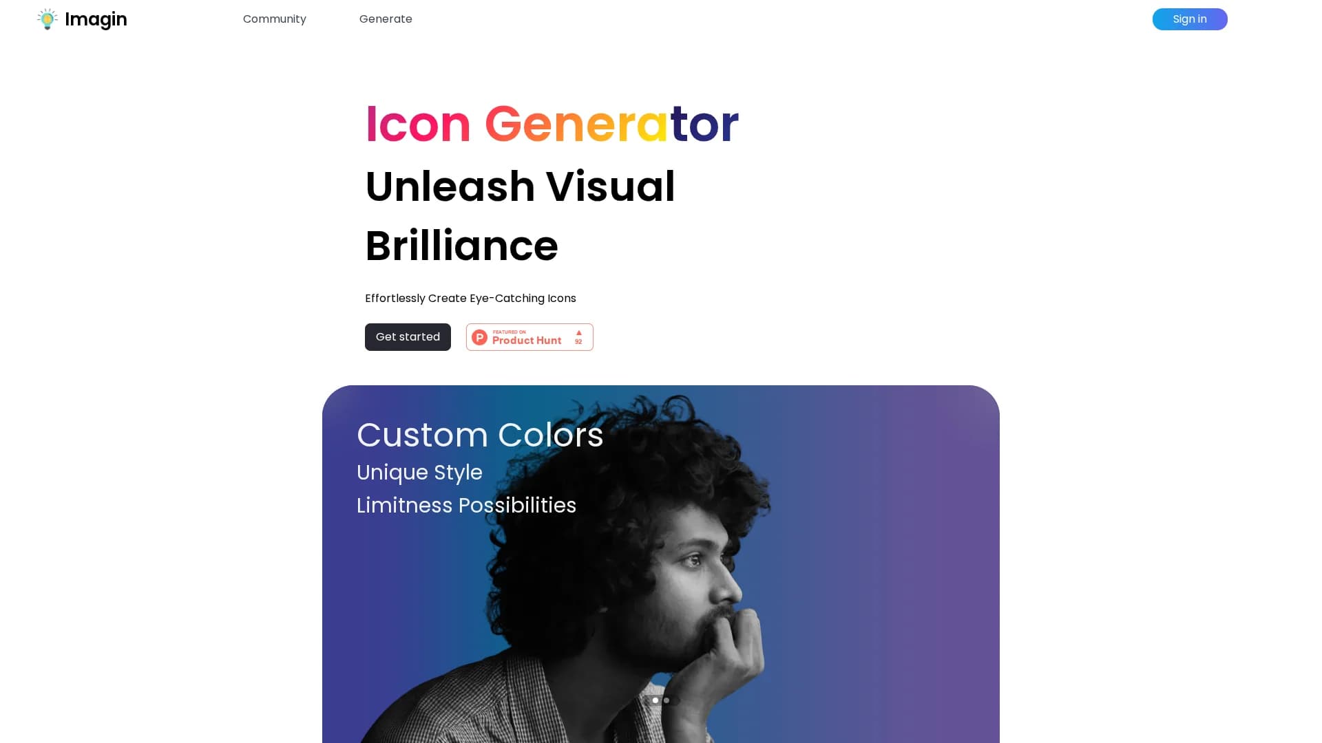 imagin homepage