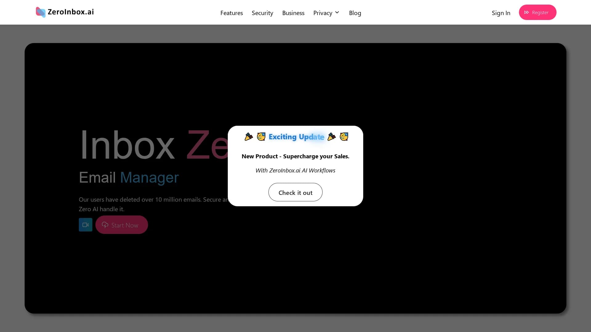 inbox-zero-ai-smartest-email-ai homepage