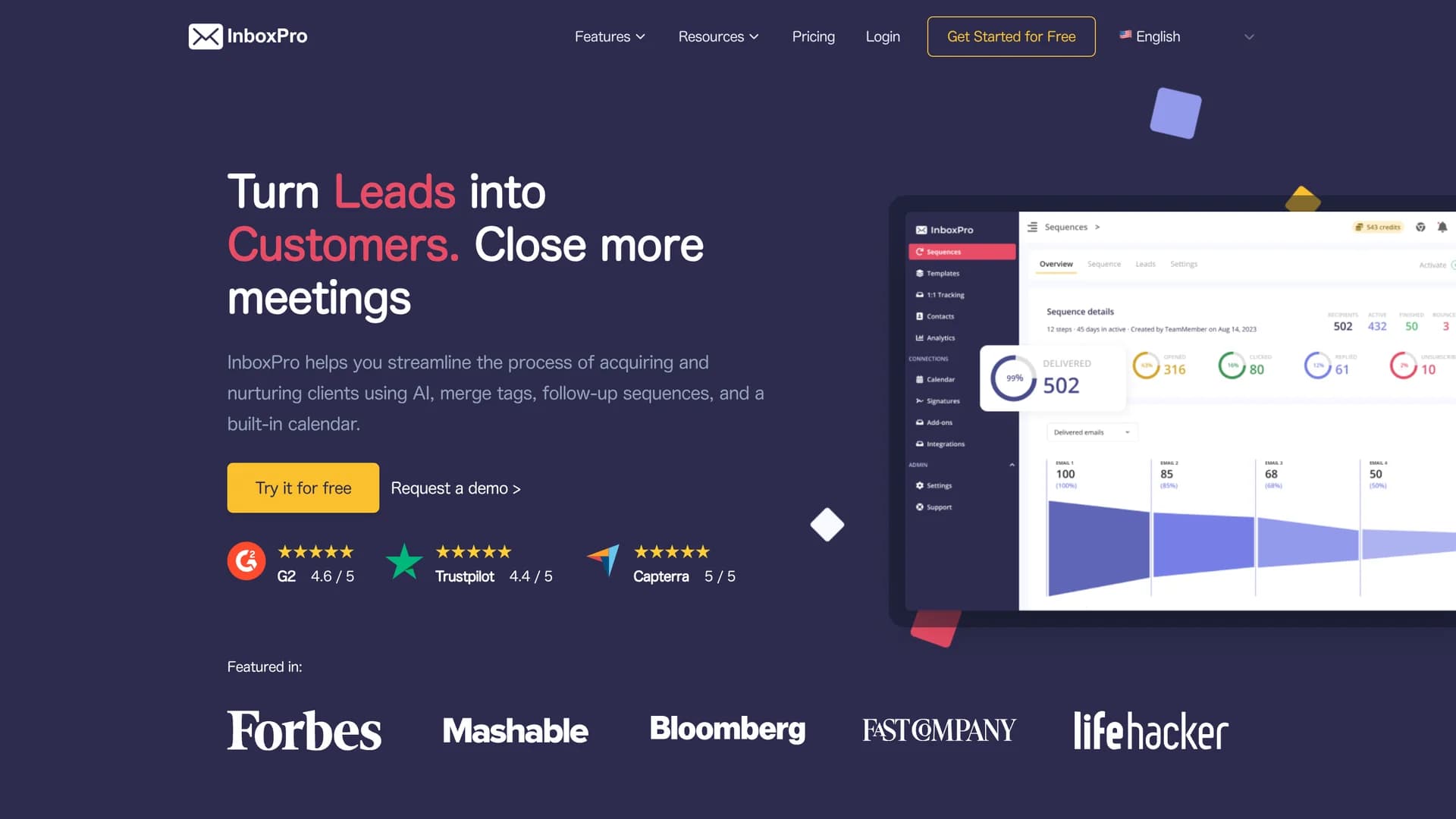 inboxpro homepage
