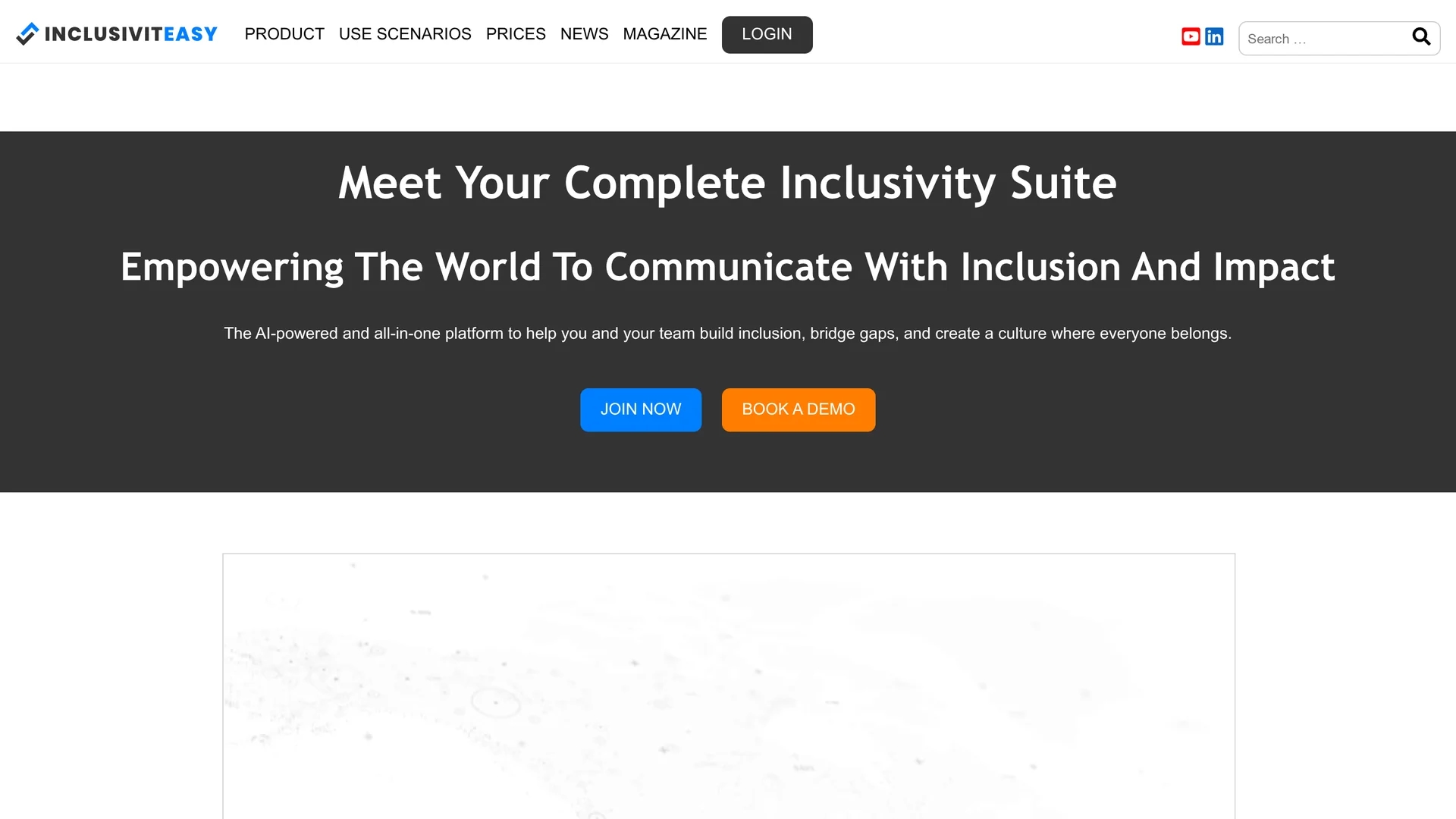 inclusiviteasy homepage