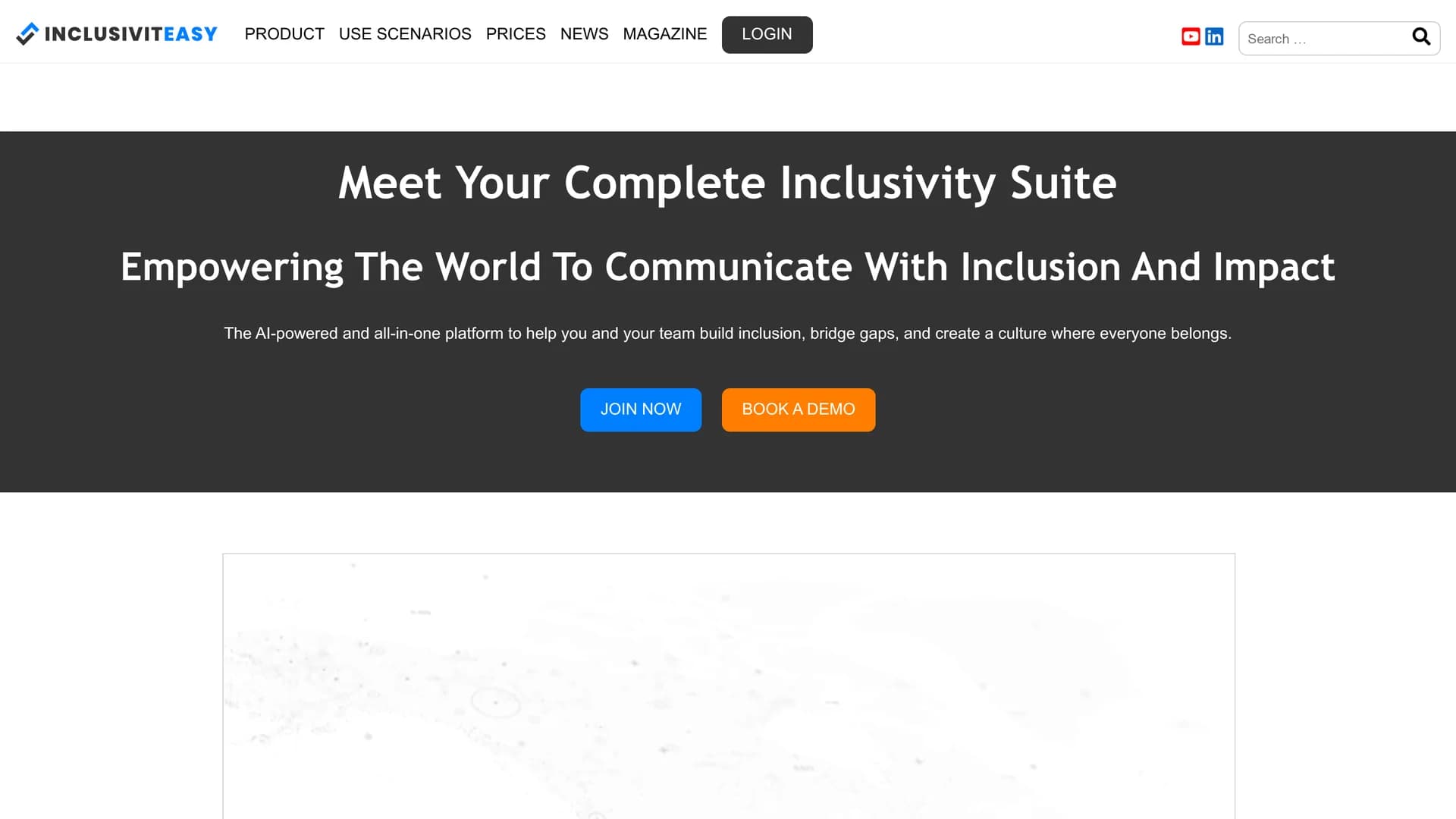 inclusiviteasy homepage