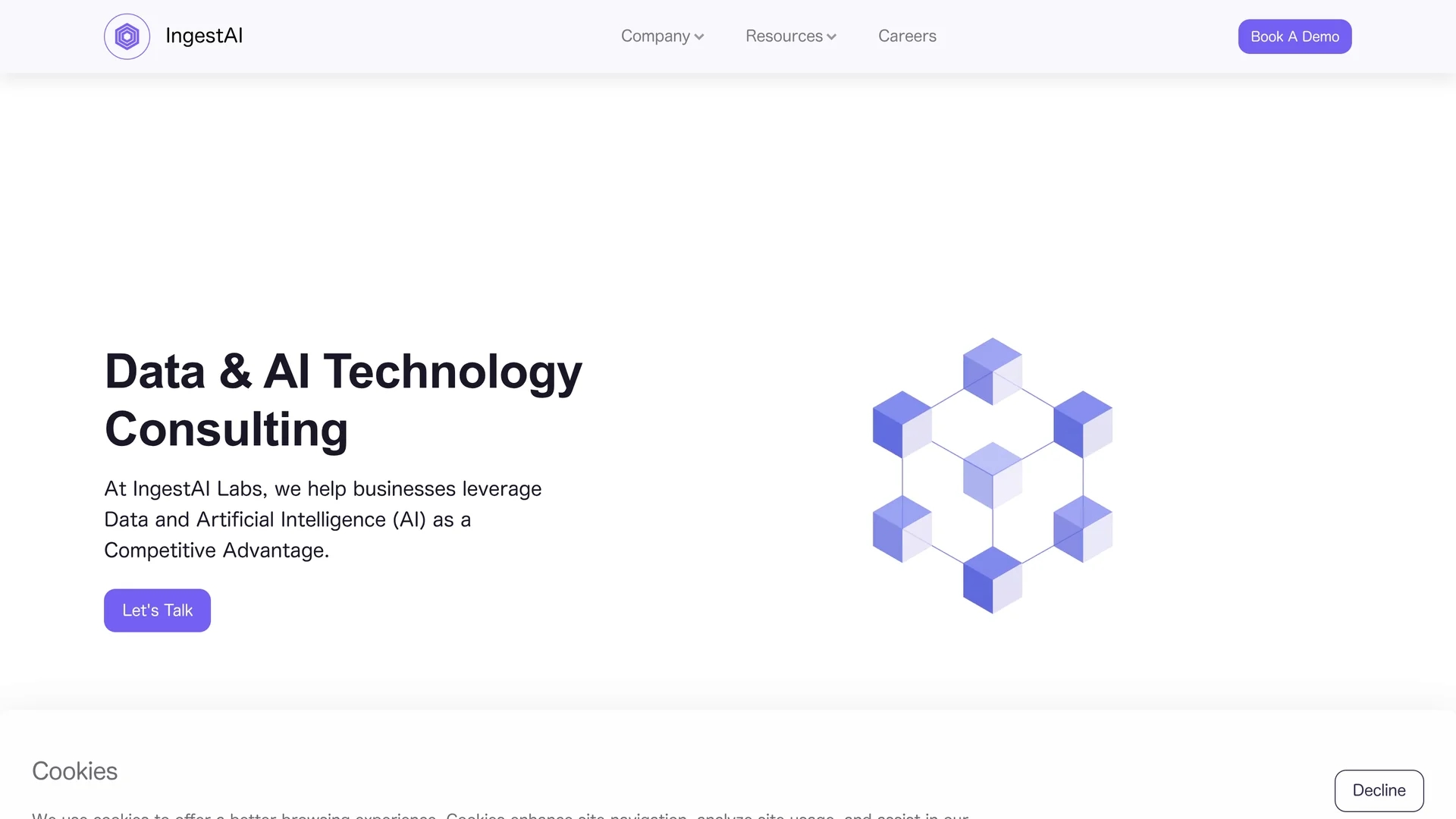 ingestai homepage