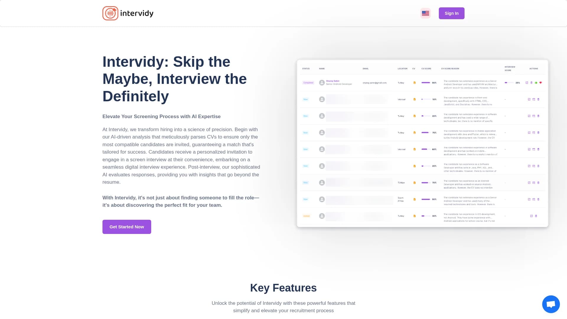 intervidy homepage