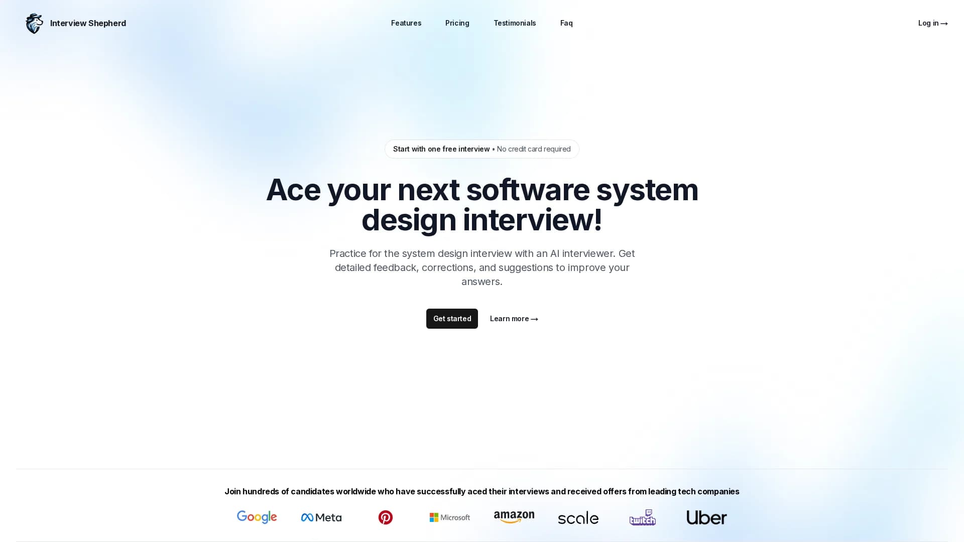 interview-shepherd-ai homepage