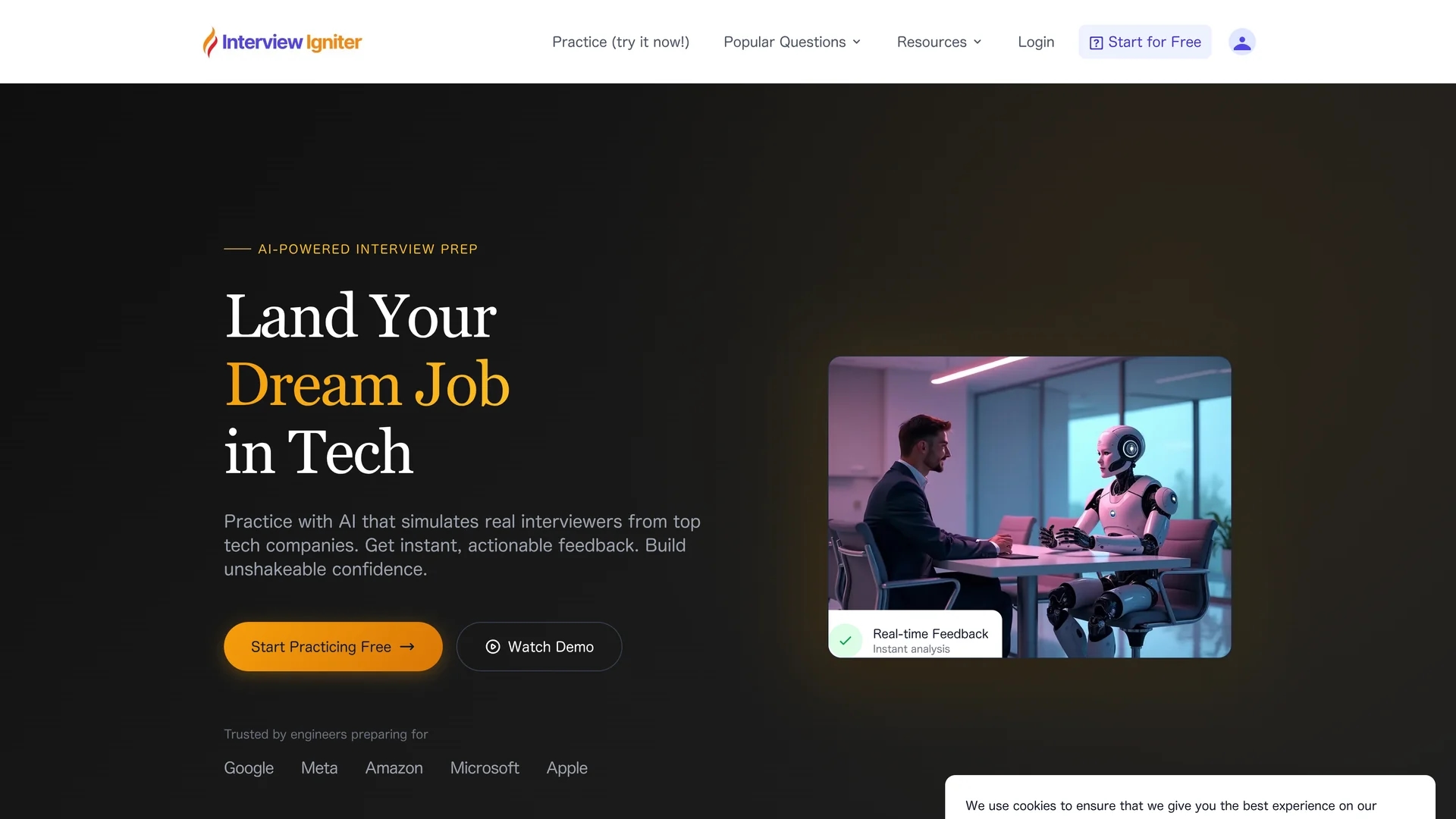 interviewigniter homepage