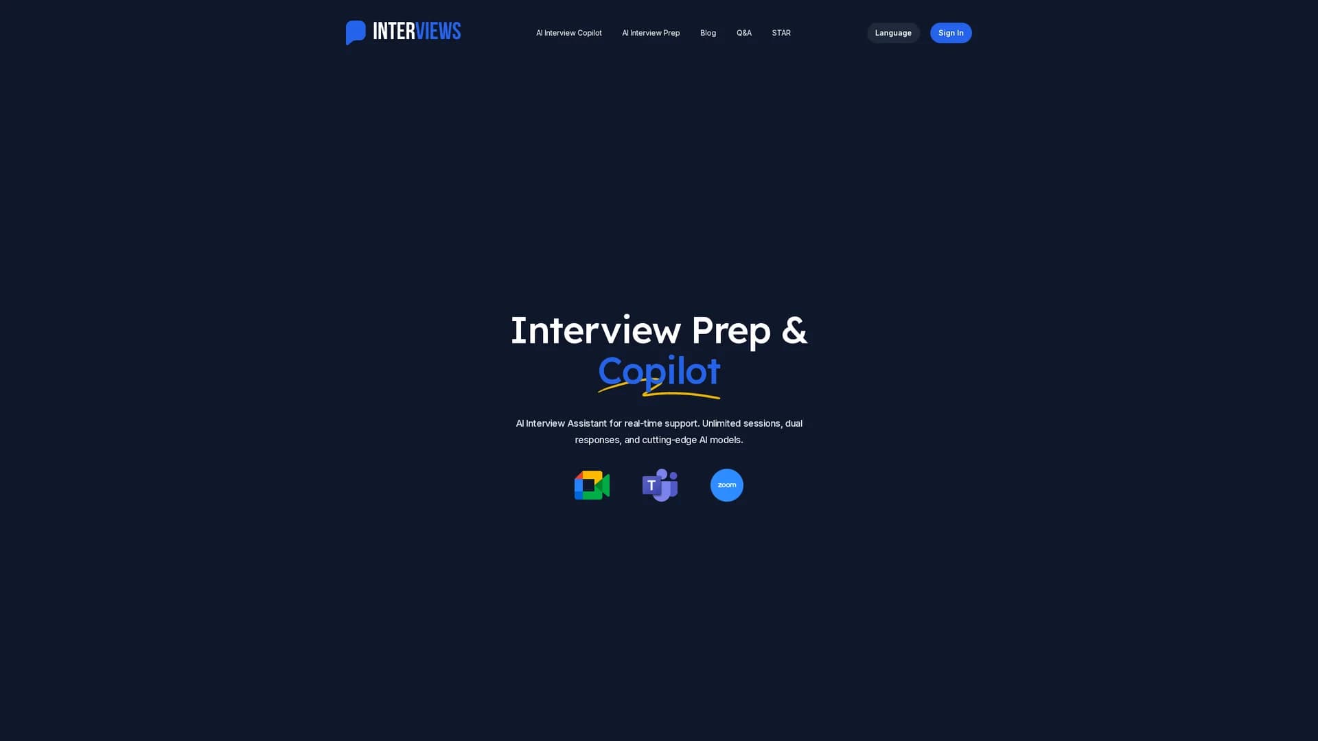 interviews-chat homepage