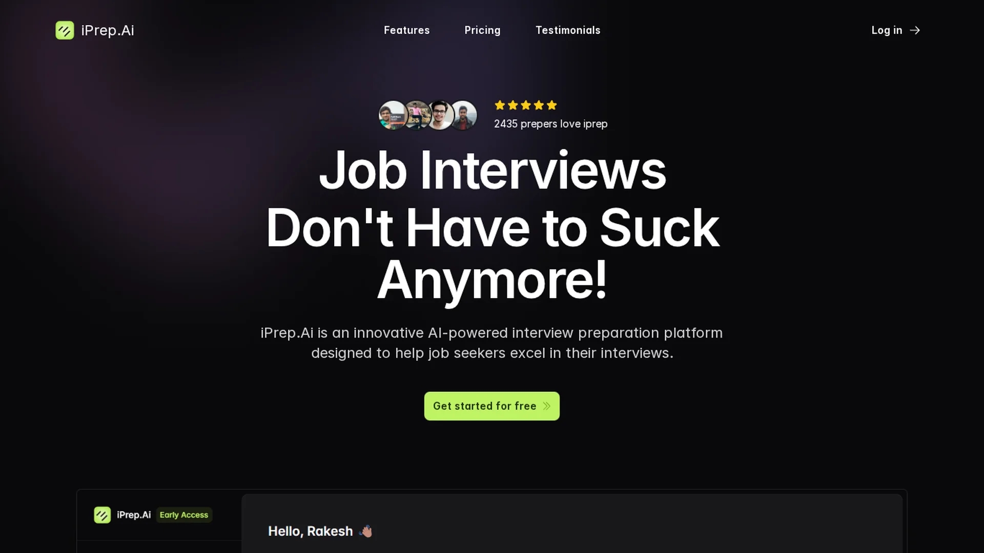 iprep-ai homepage
