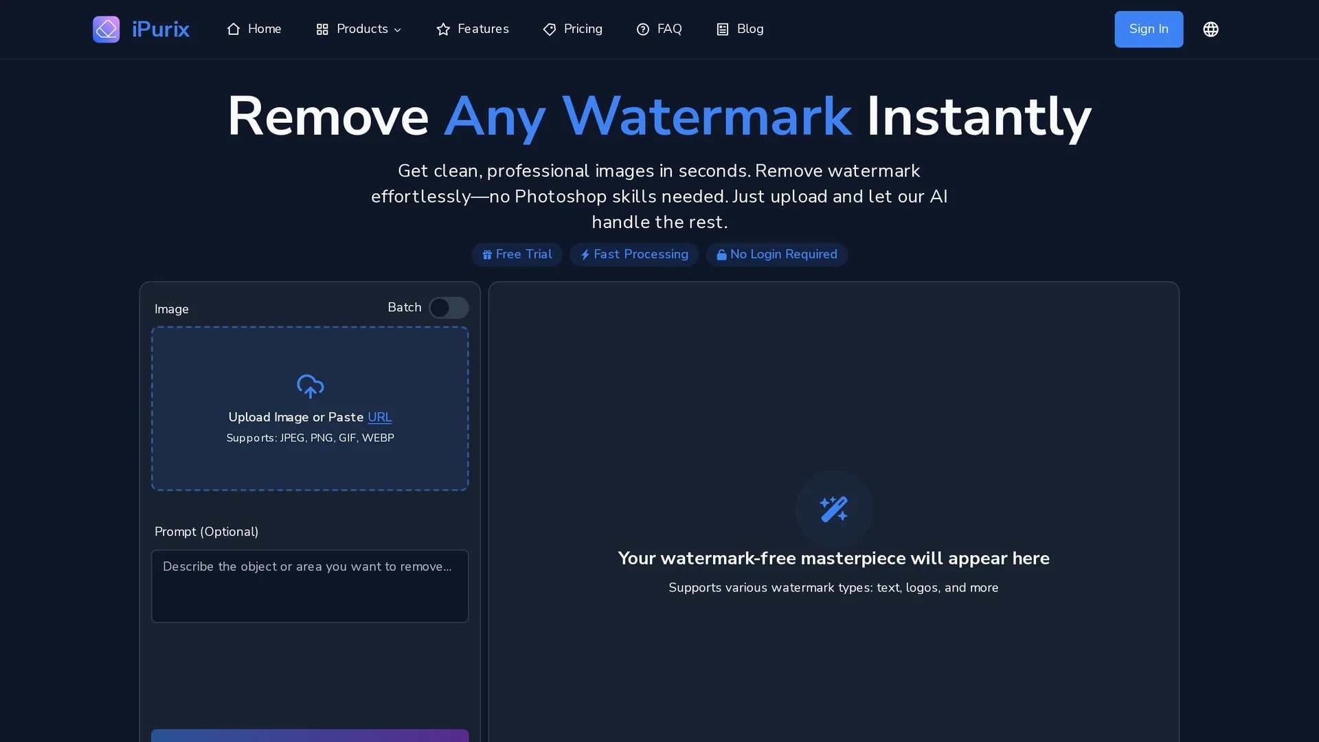ipurix homepage
