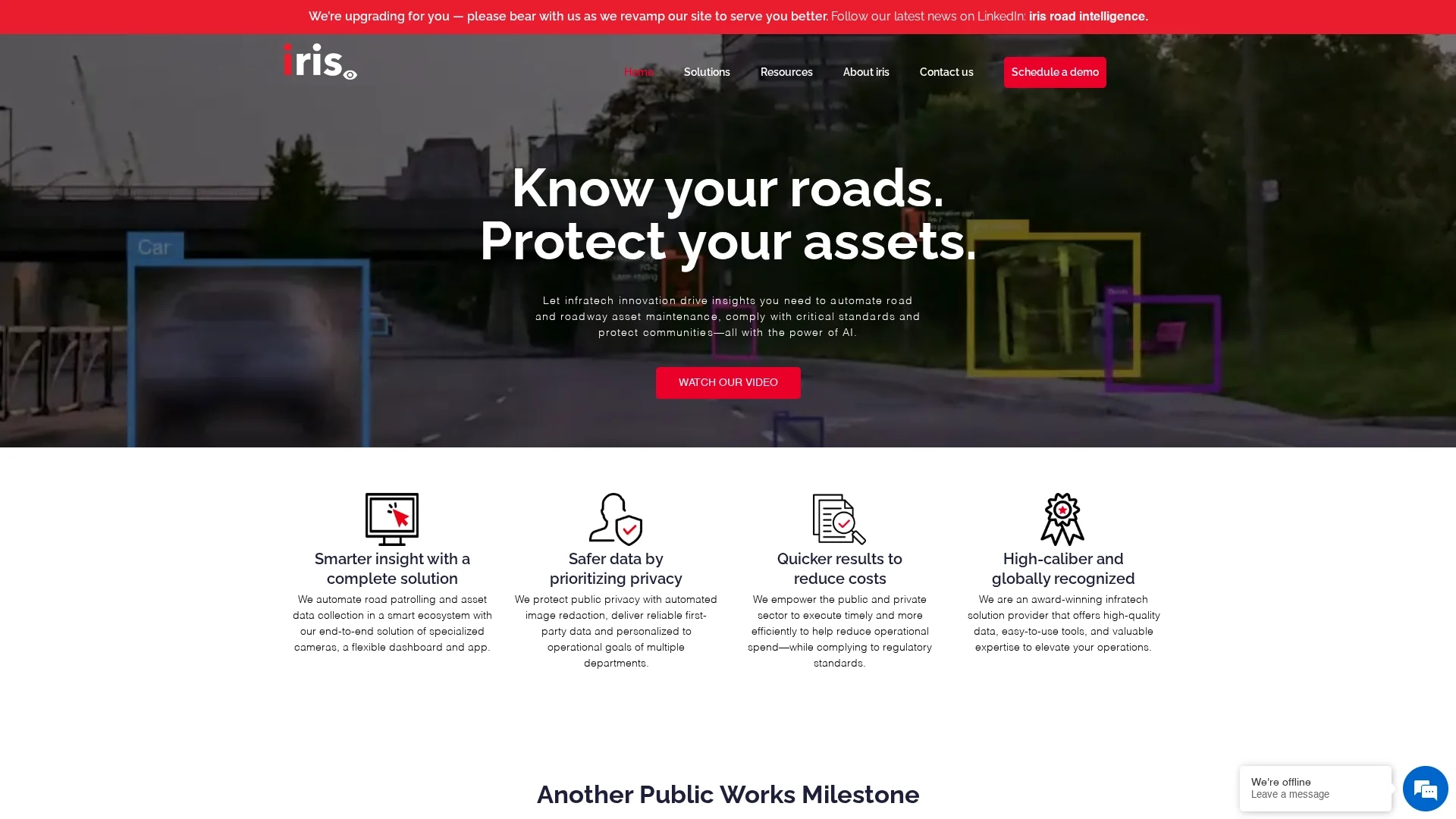 irisradgroup-com homepage