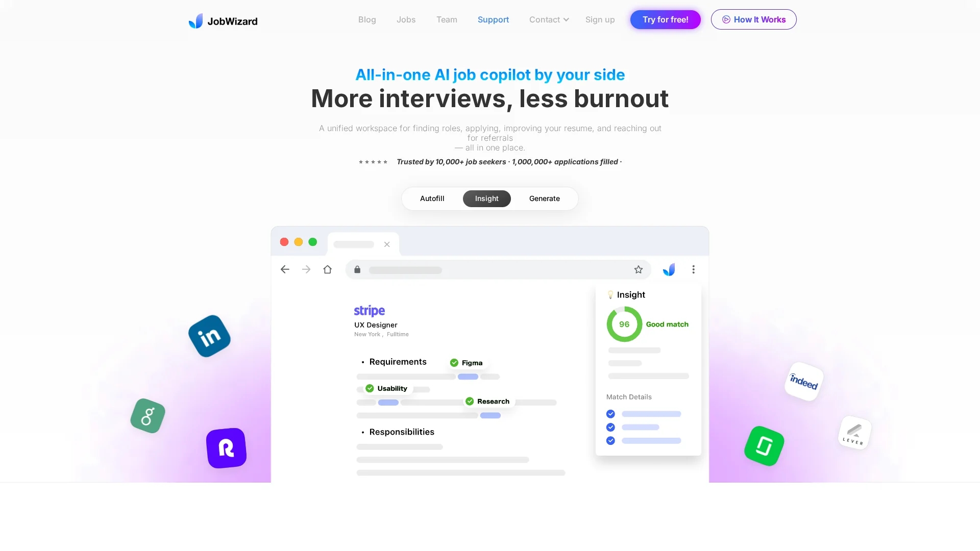 jobwizard homepage