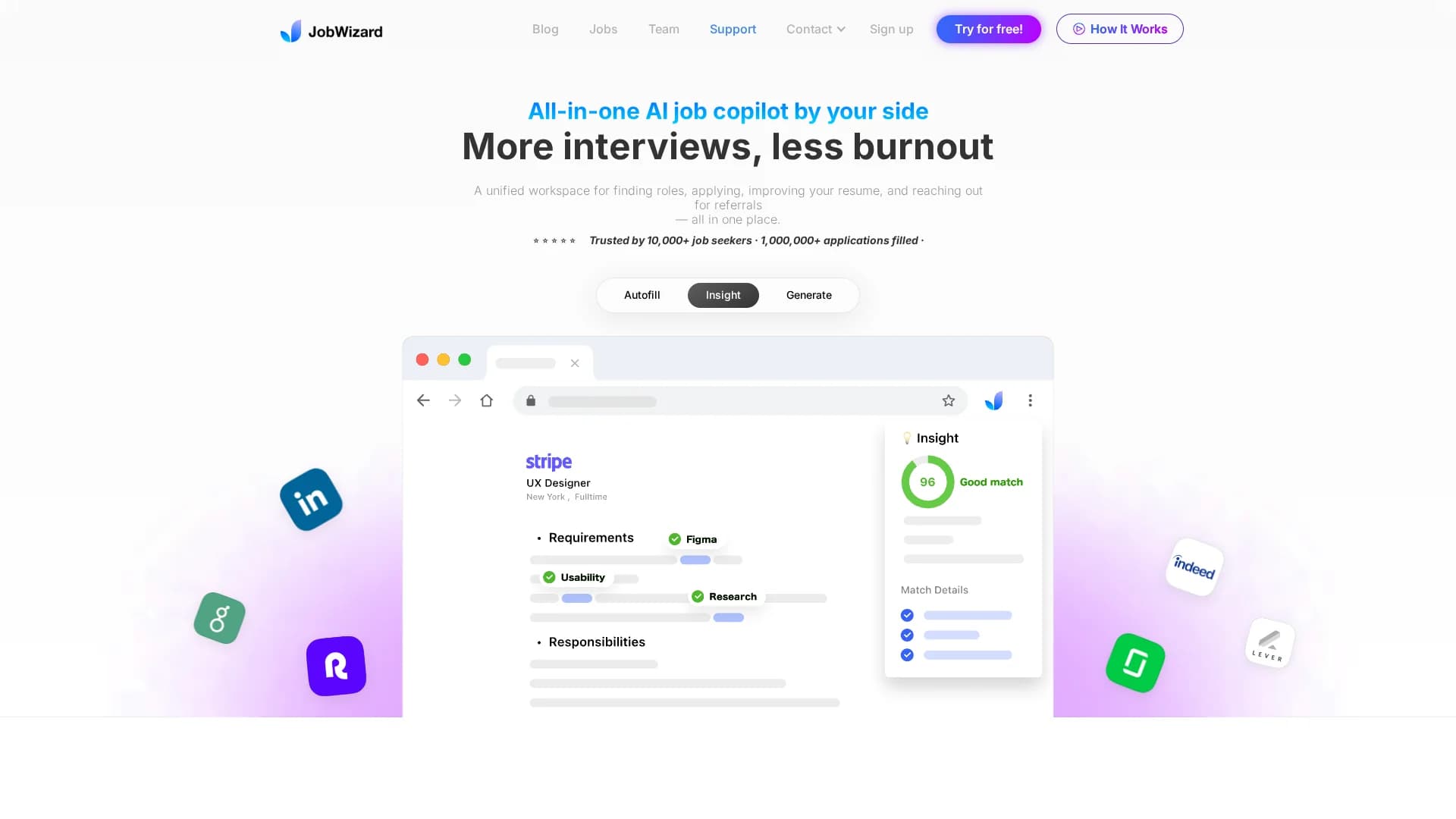 jobwizard homepage