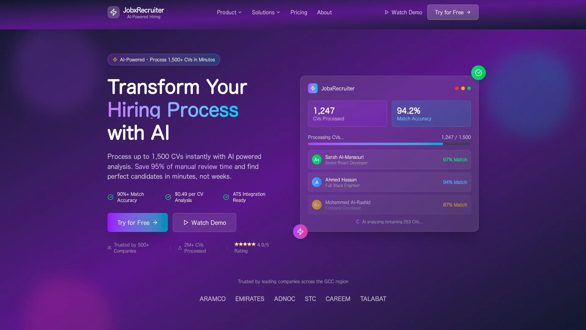 jobxrecruiter homepage