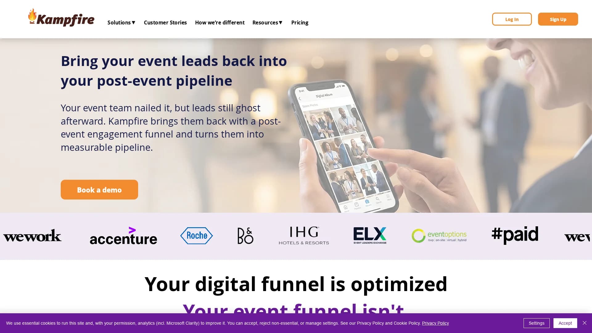 kampfire homepage