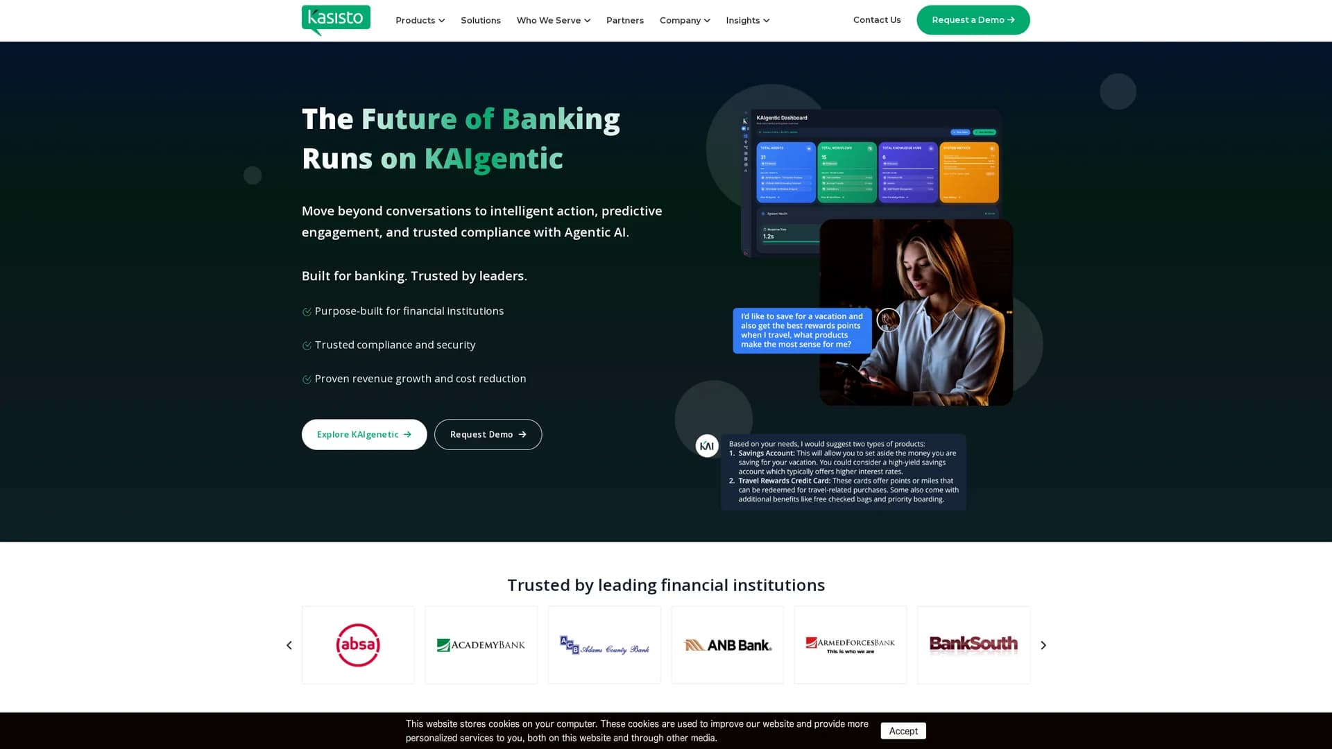 kasisto-com homepage