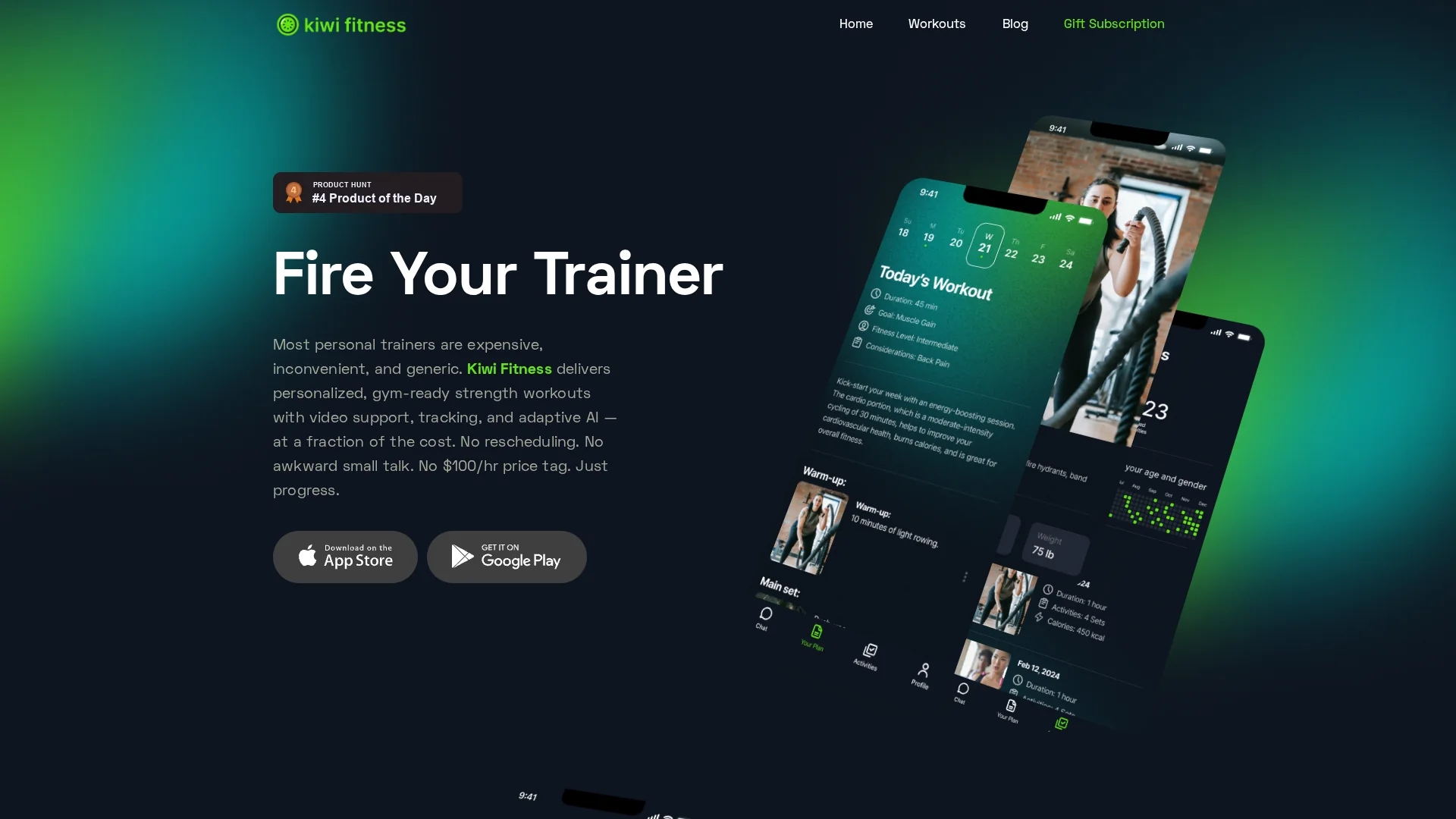 kiwi-fitness homepage