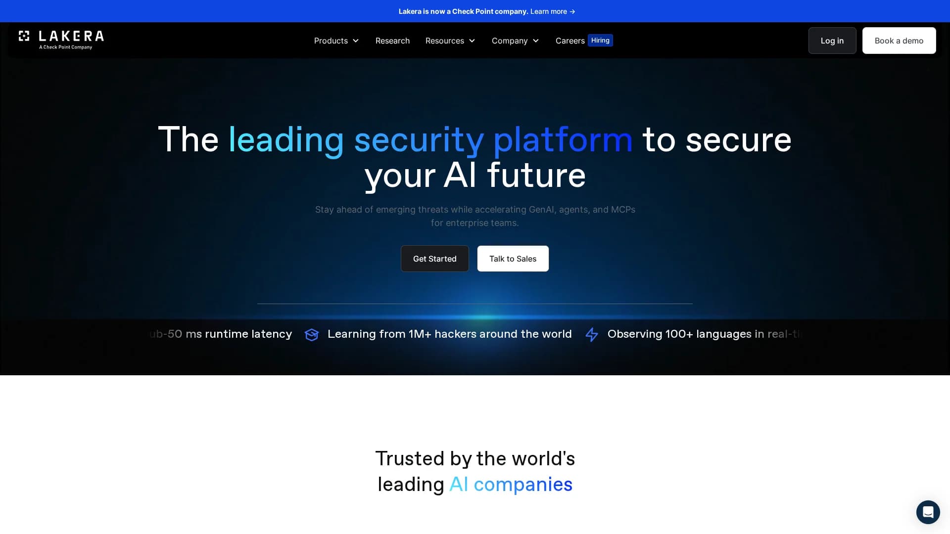 lakera-guard homepage