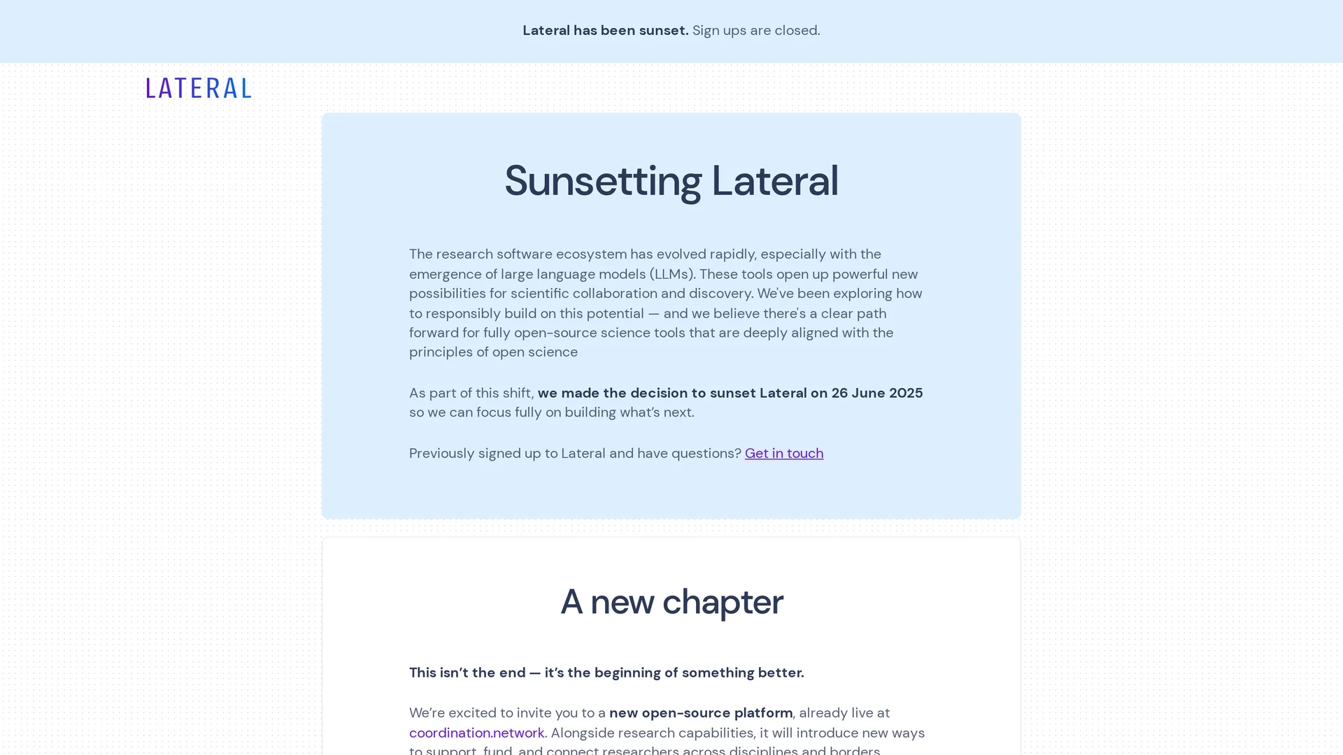 lateral-io homepage