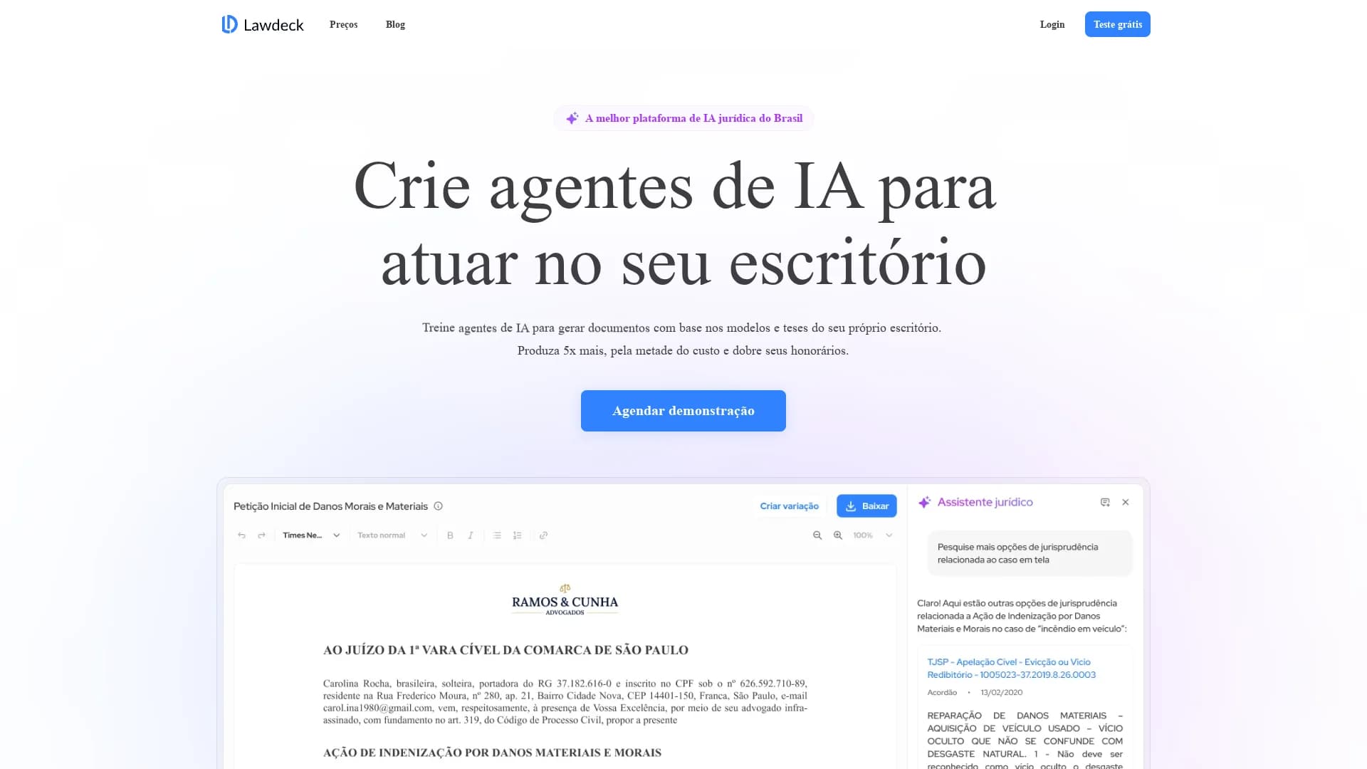 lawdeck homepage