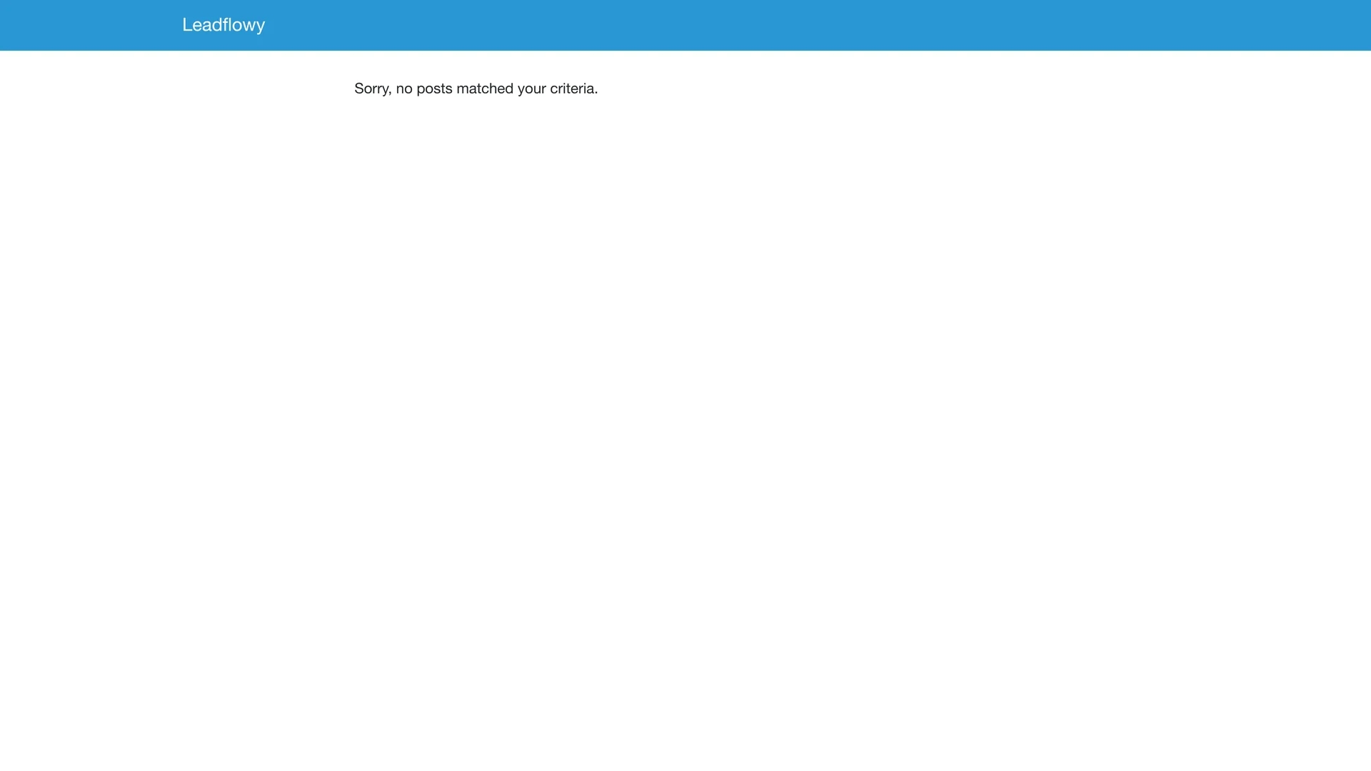 leadflowy homepage
