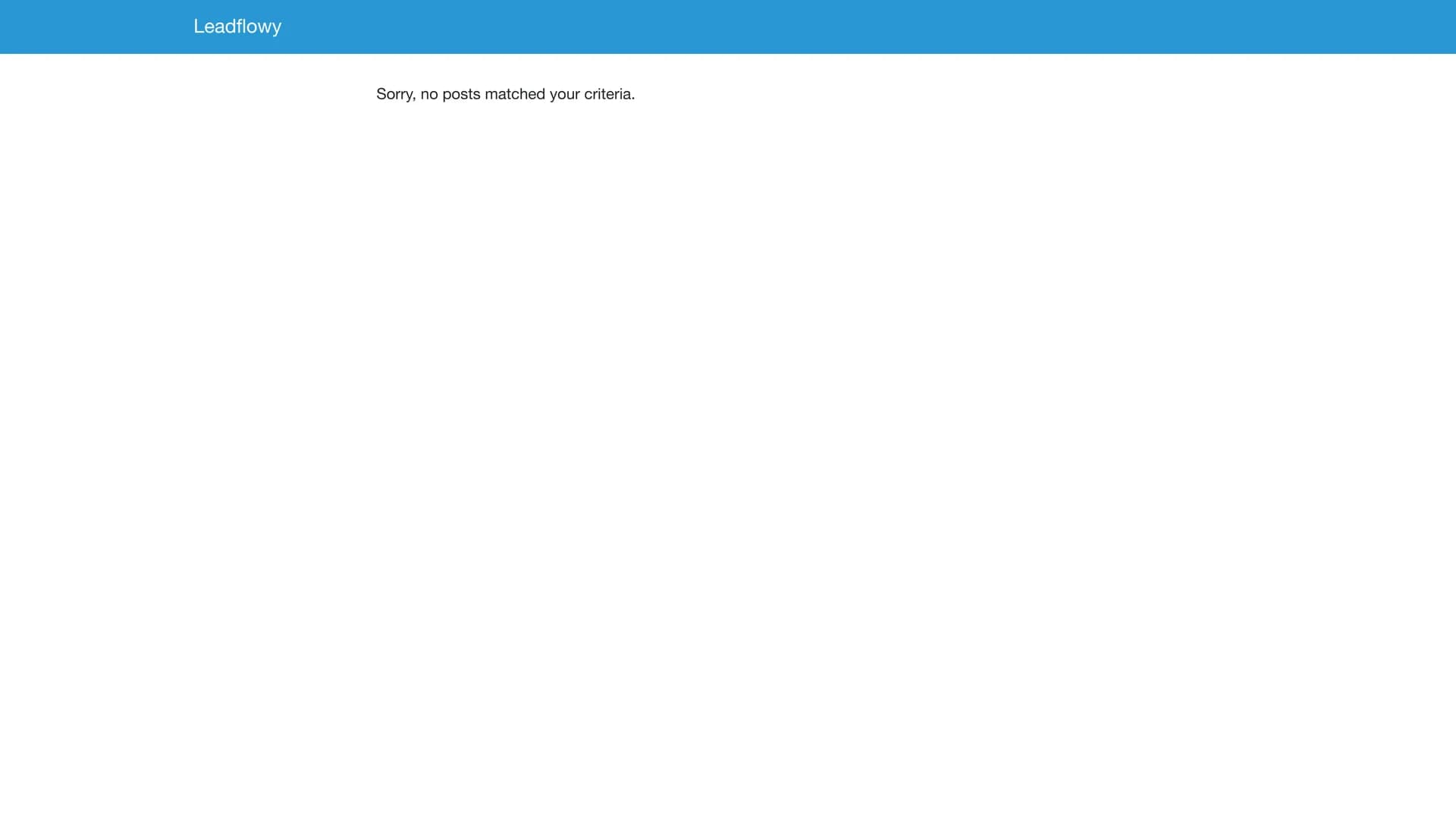 leadflowy homepage