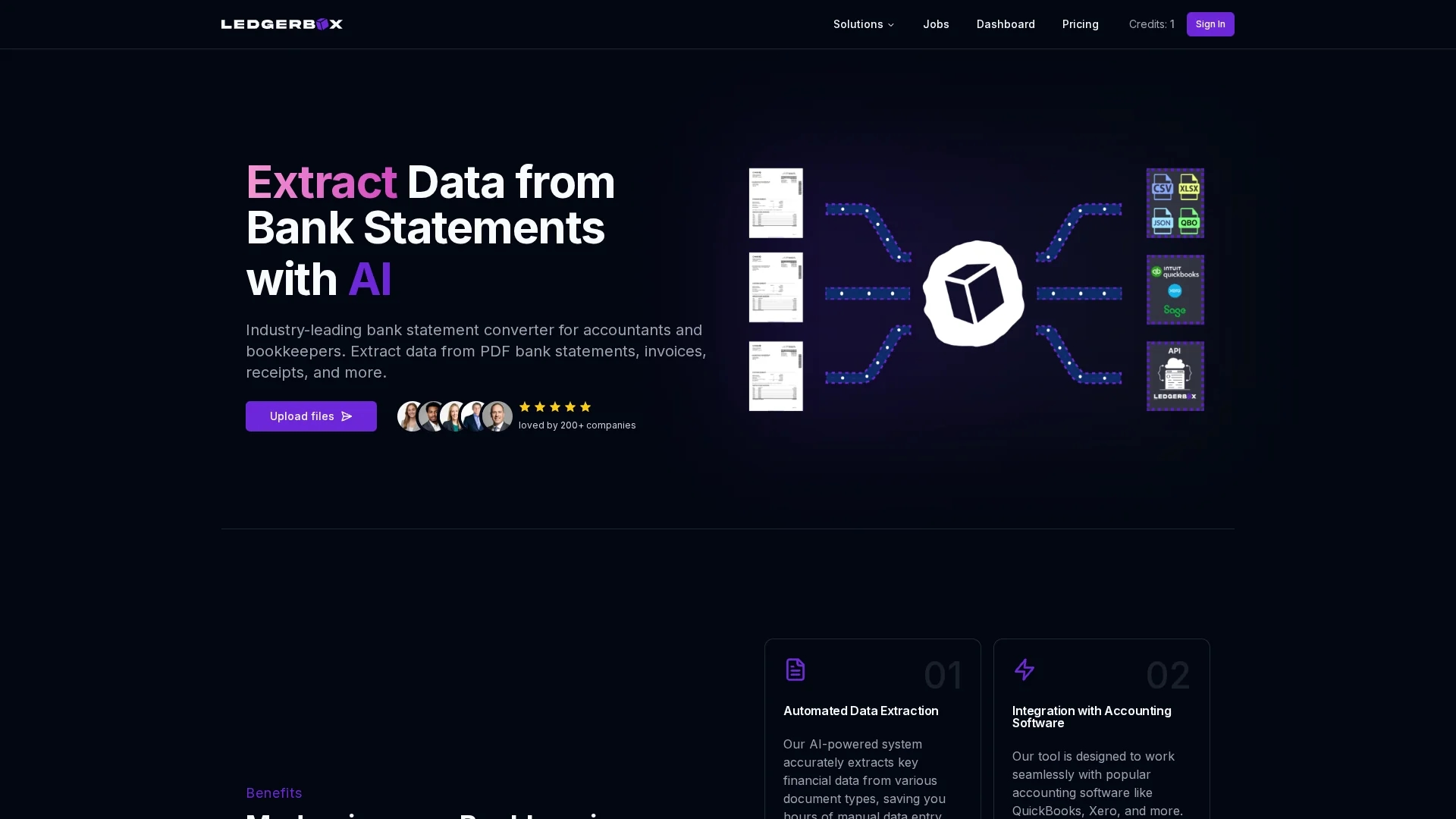 ledgerbox homepage