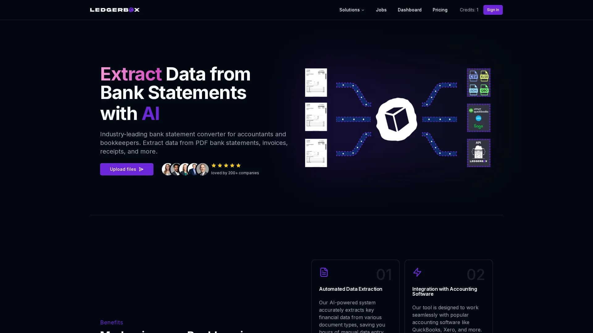 ledgerbox homepage