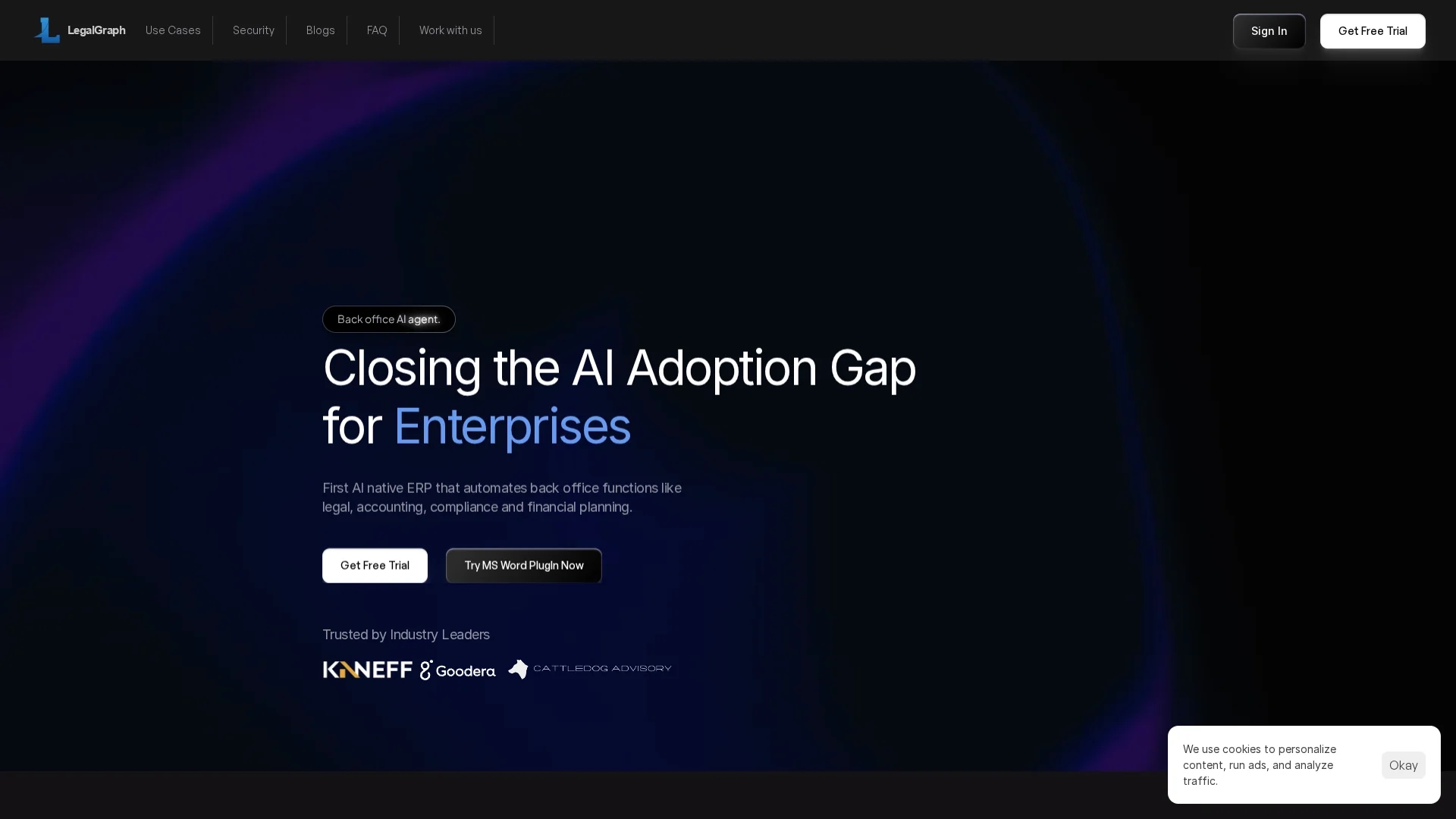 legalgraph-ai-based-legal-assistant homepage